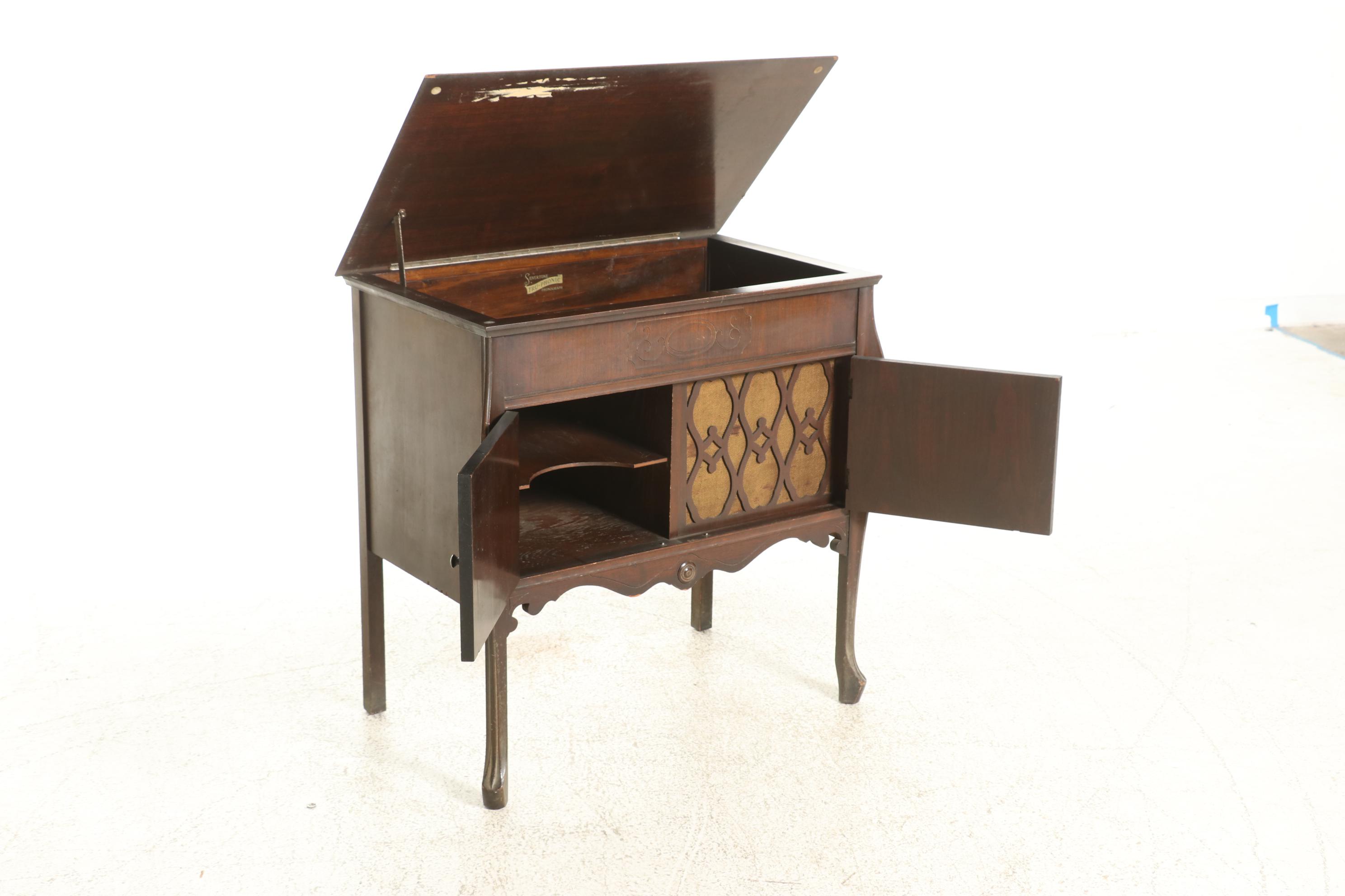 Silvertone Tru-Phonic Phonograph, Early to Mid 20th Century