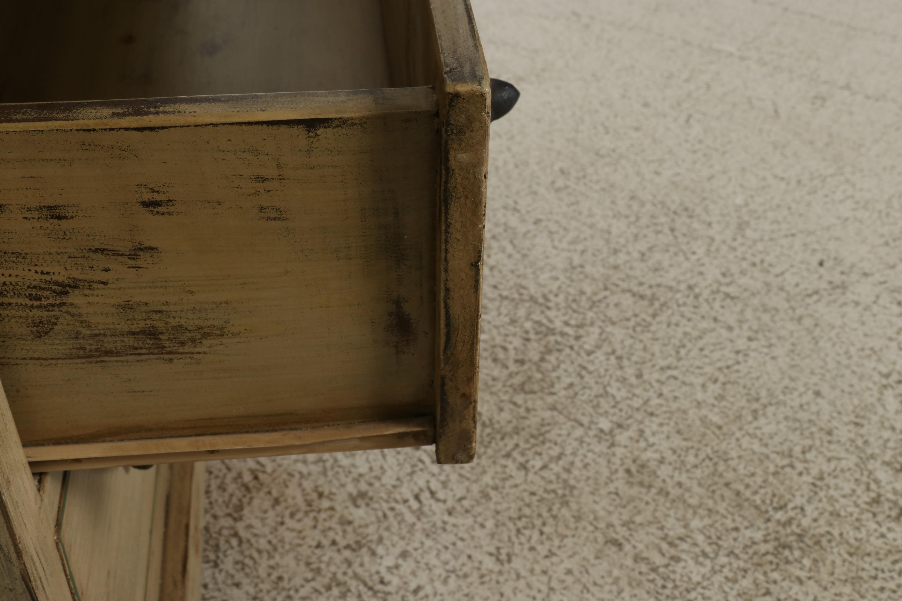 Distressed Wood Chest of Drawers