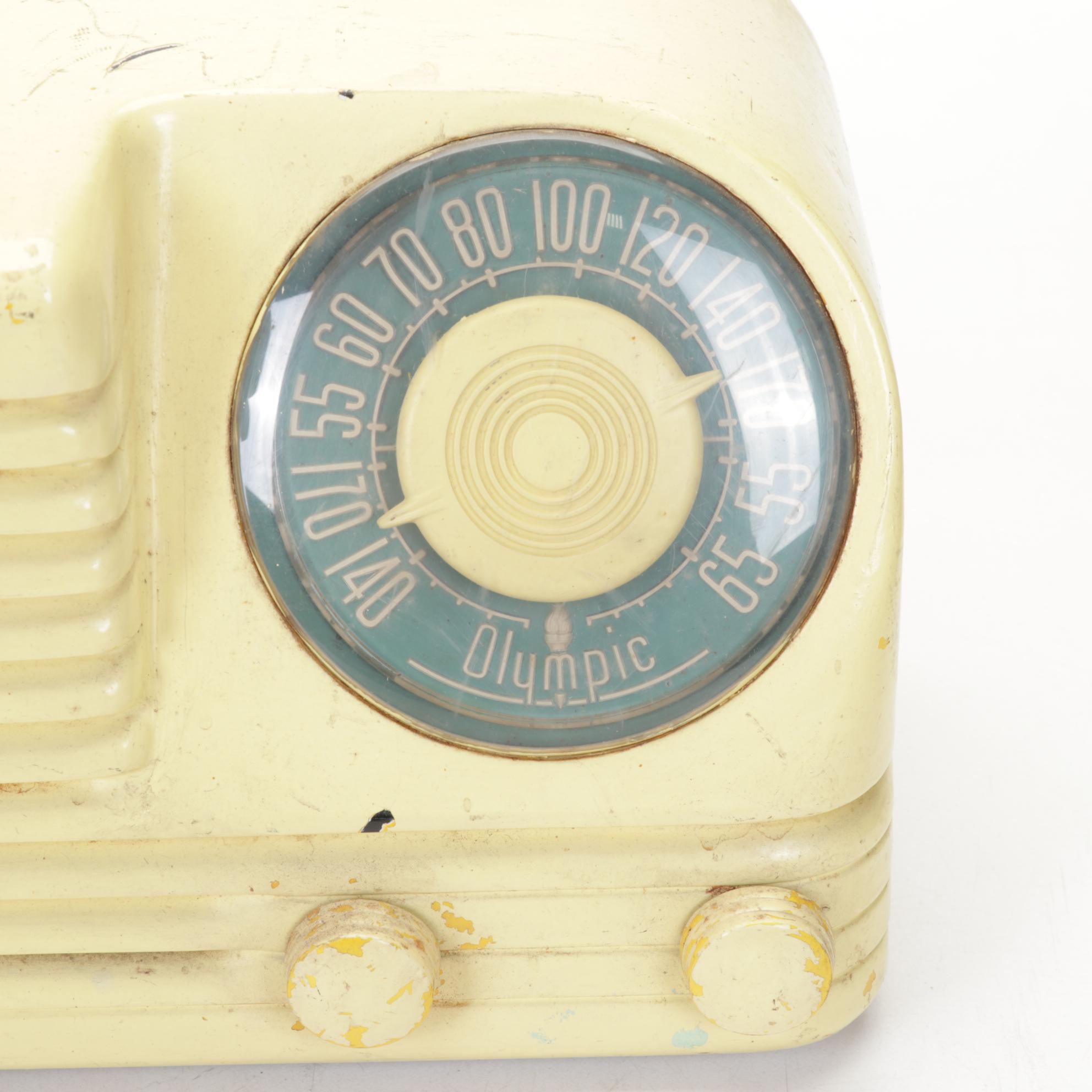 Empire, Magnavox and Other Tabletop Radios and Westclox Big Ben Alarm Clock