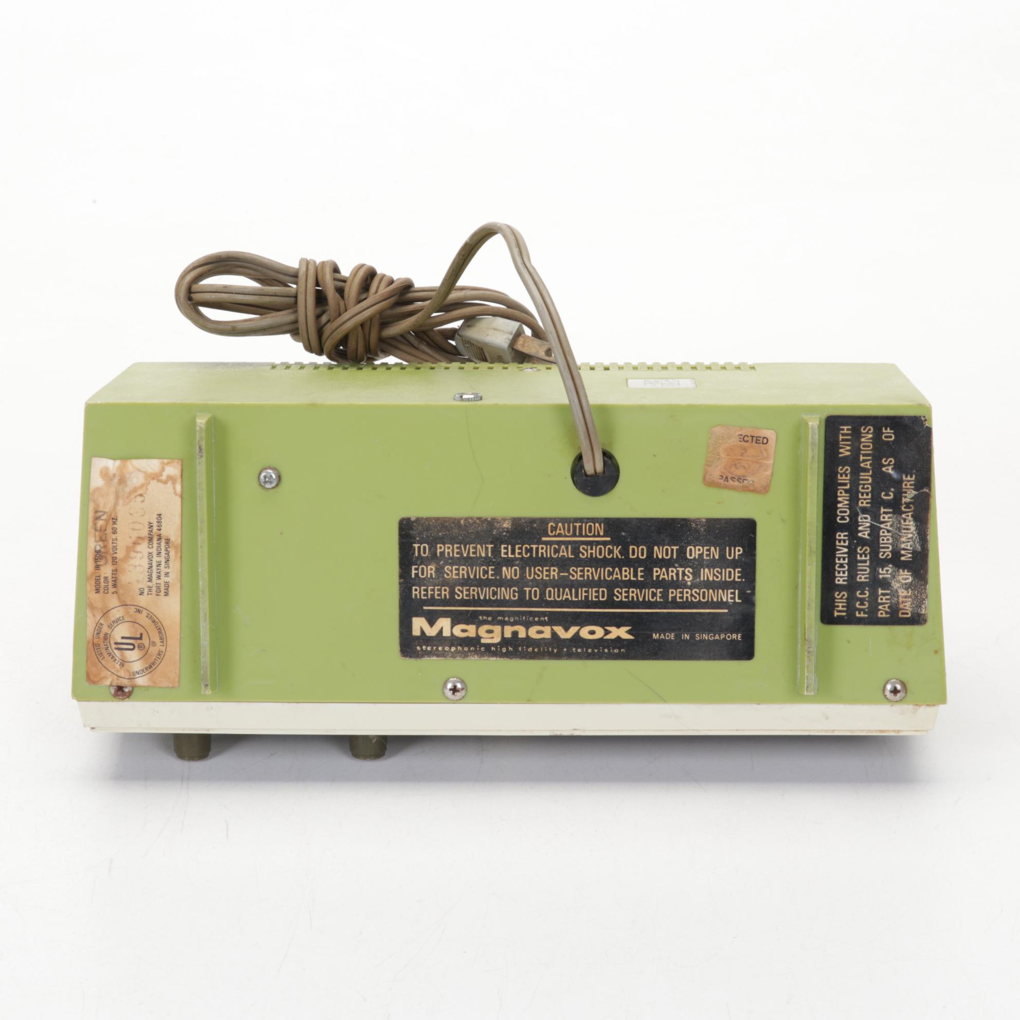 Empire, Magnavox and Other Tabletop Radios and Westclox Big Ben Alarm Clock