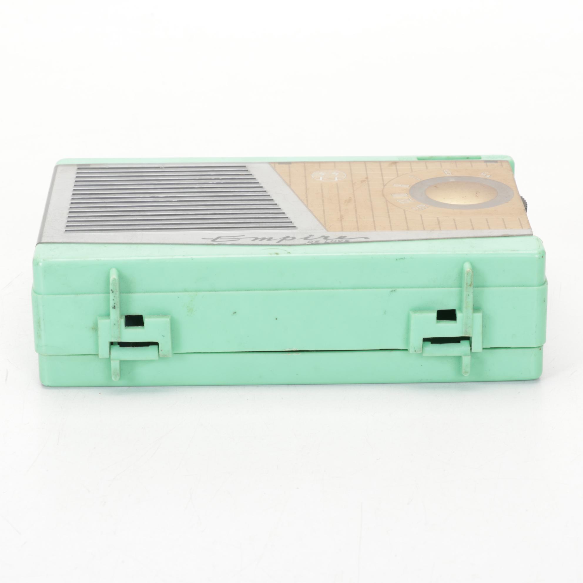 Empire, Magnavox and Other Tabletop Radios and Westclox Big Ben Alarm Clock