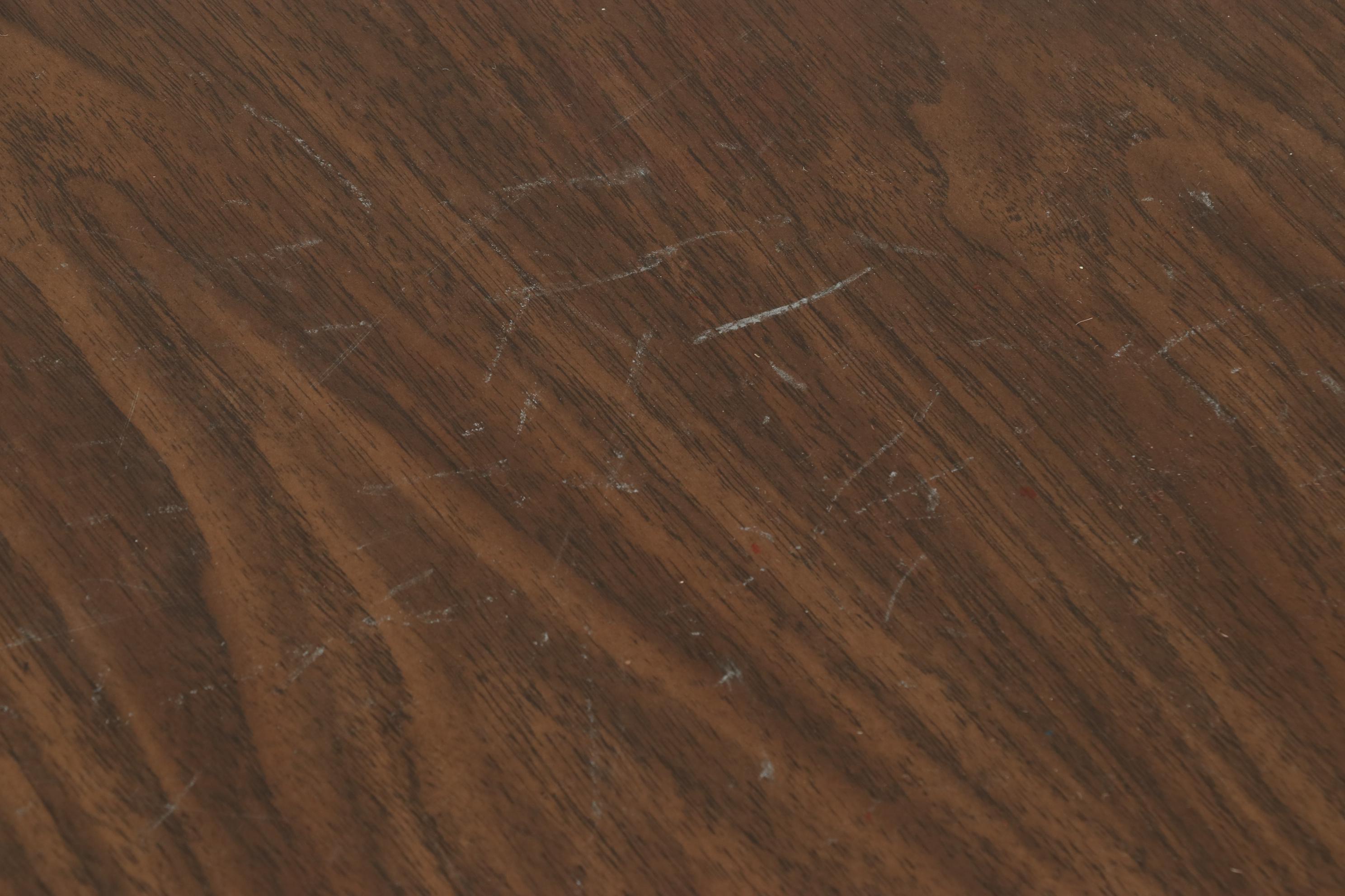 Mid Century Modern Style Mersman Walnut Laminate Side Table, Mid-20th Century