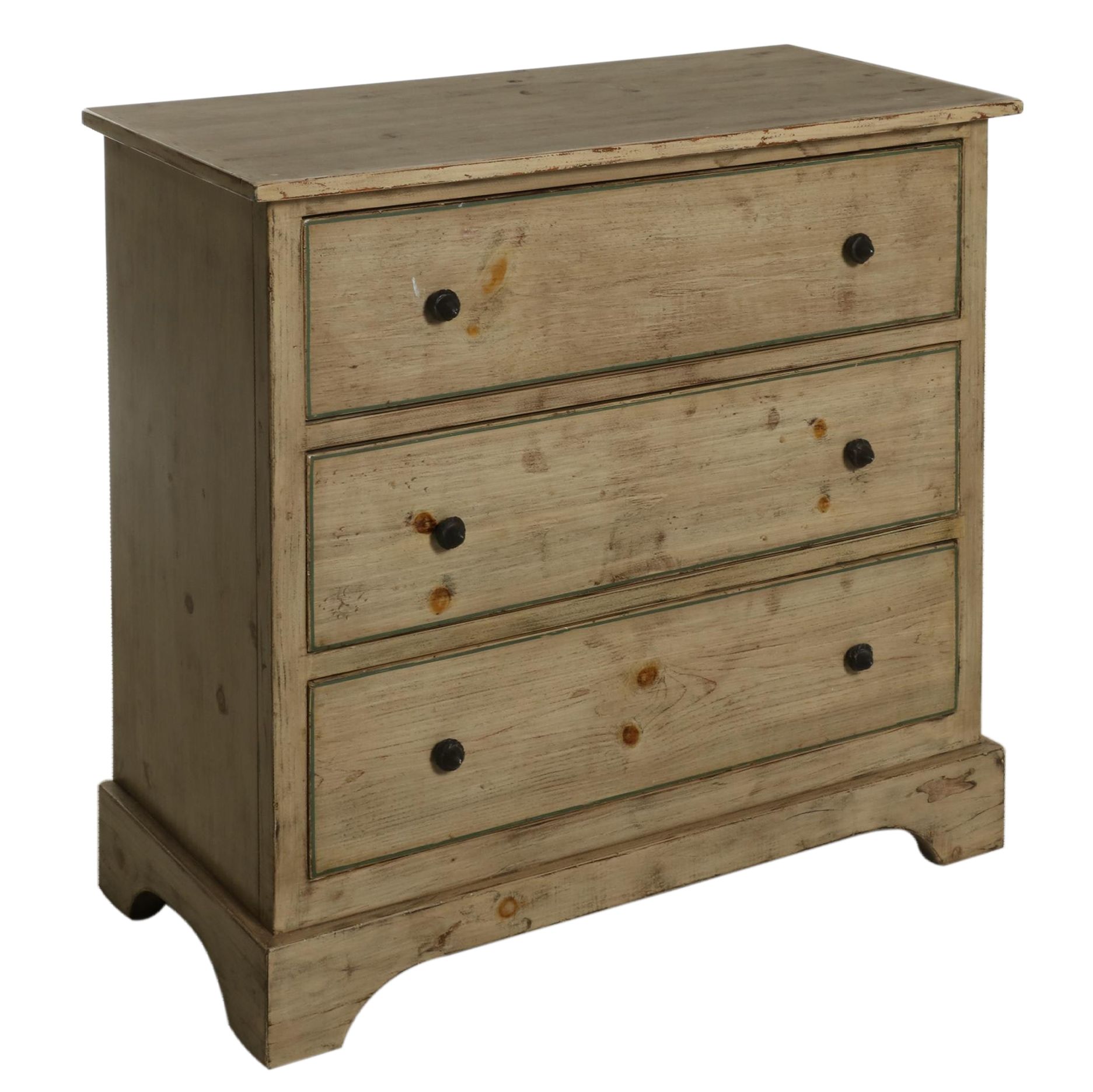 Distressed Wood Chest of Drawers