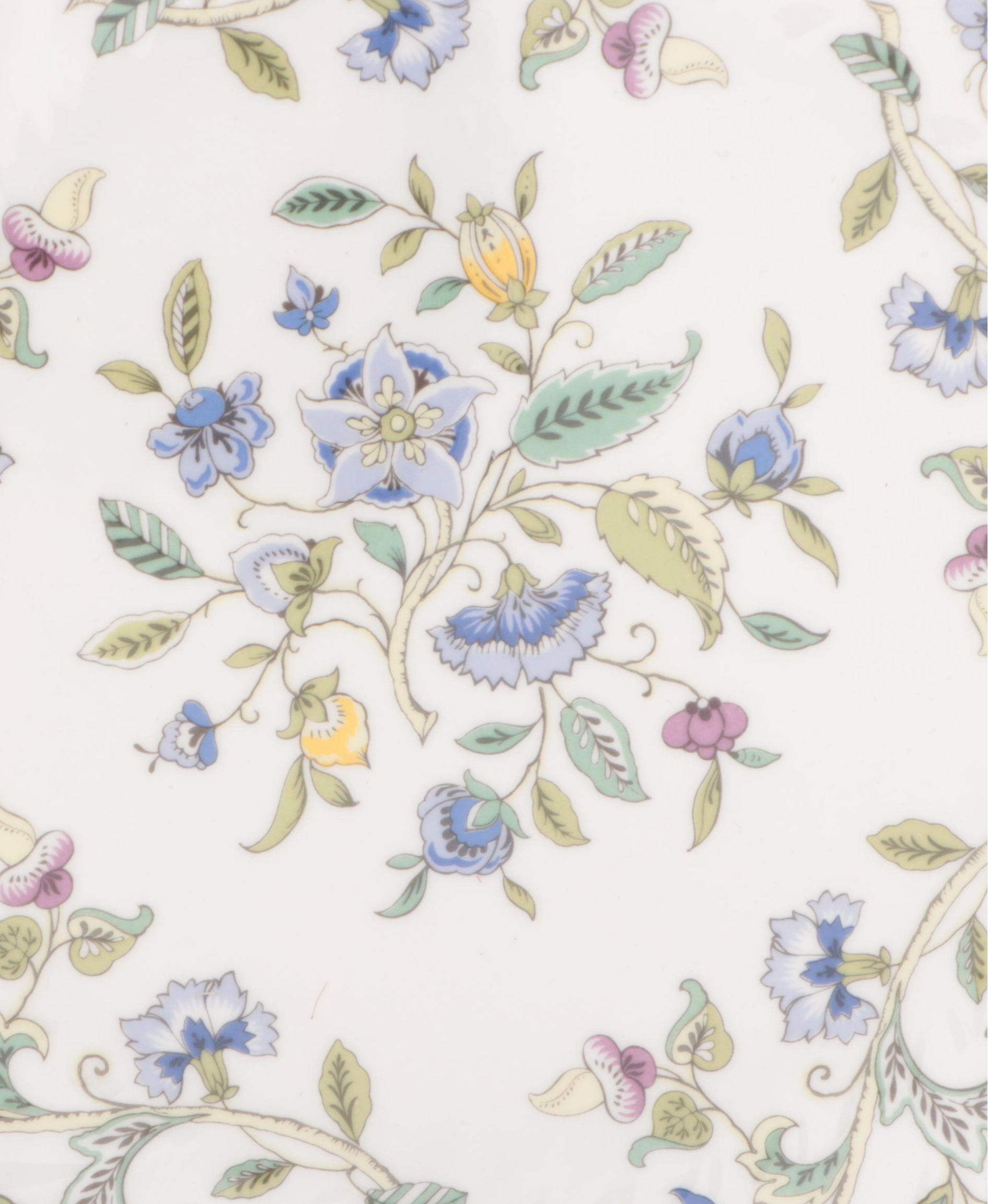 Minton "Haddon Hall Blue" Bone China Cake Plate and Sweet Meat Dishes, 1993