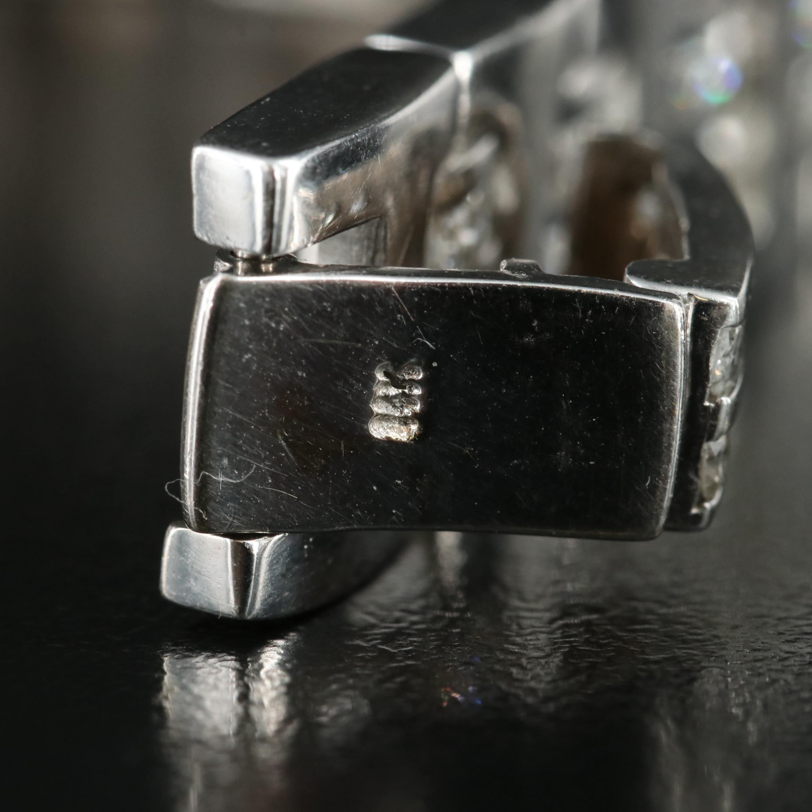 14K 4.14 CTW Diamond Double Row Link Bracelet