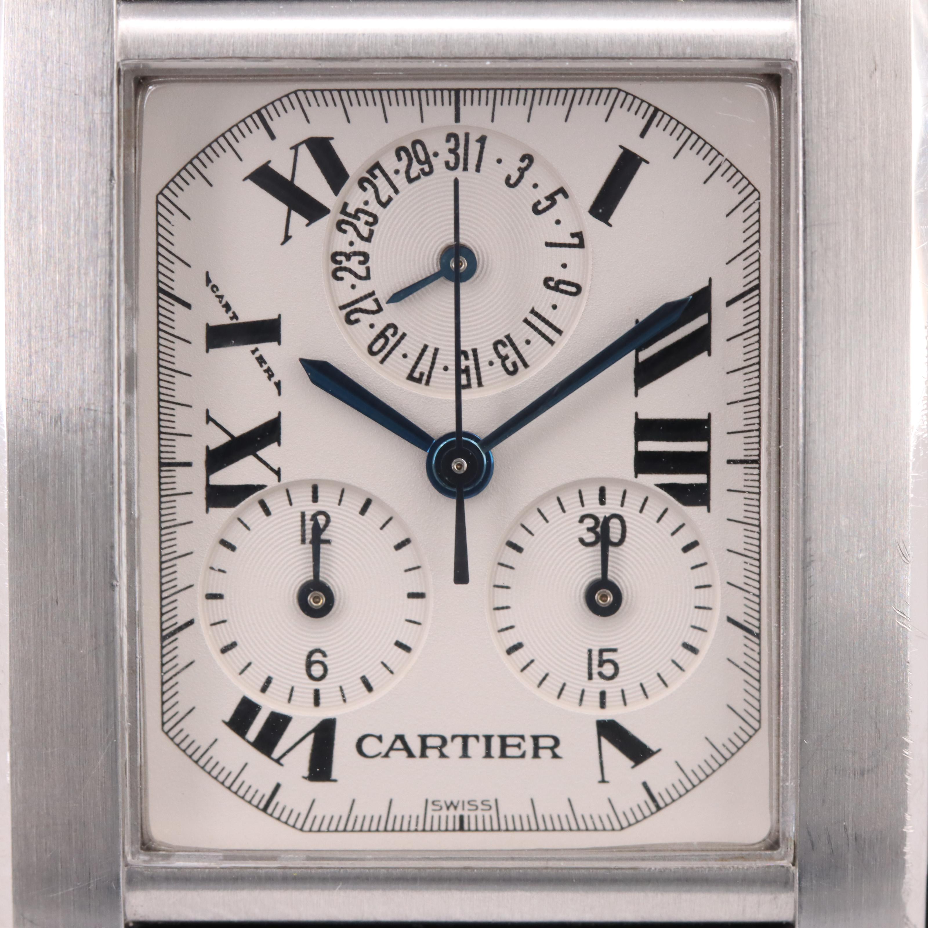 Cartier Tank Francais Chronoflex Perpetual Calendar Watch