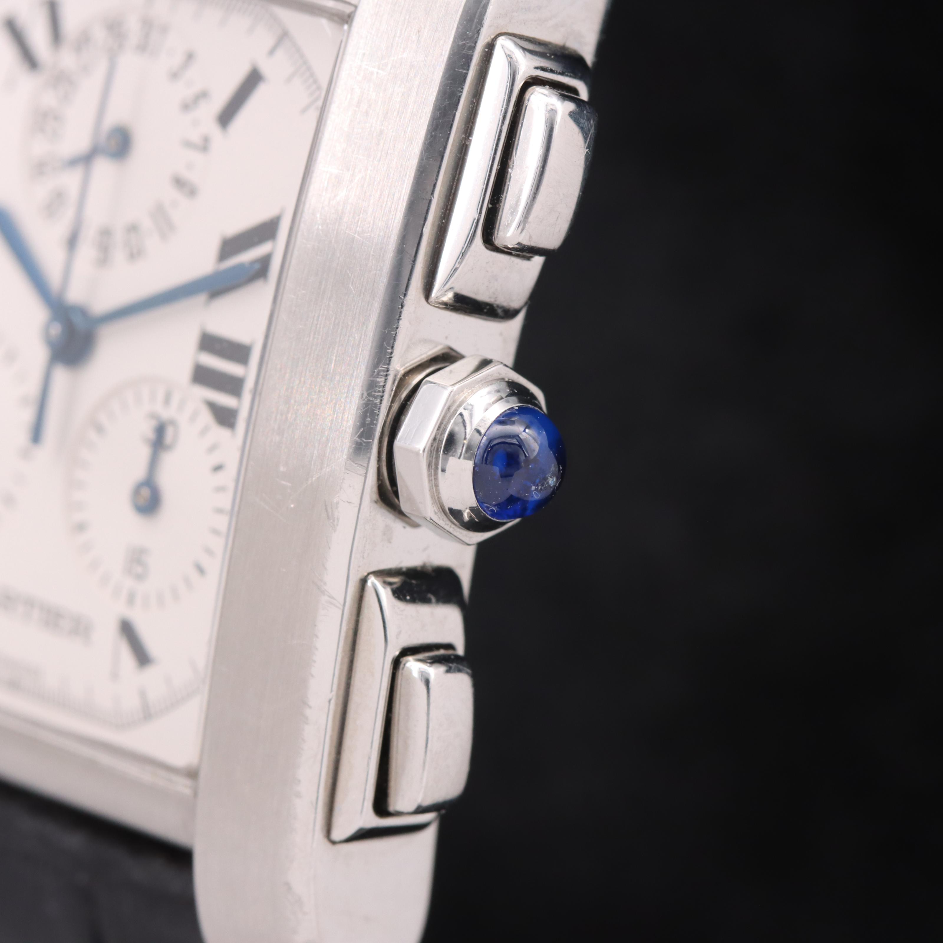 Cartier Tank Francais Chronoflex Perpetual Calendar Watch