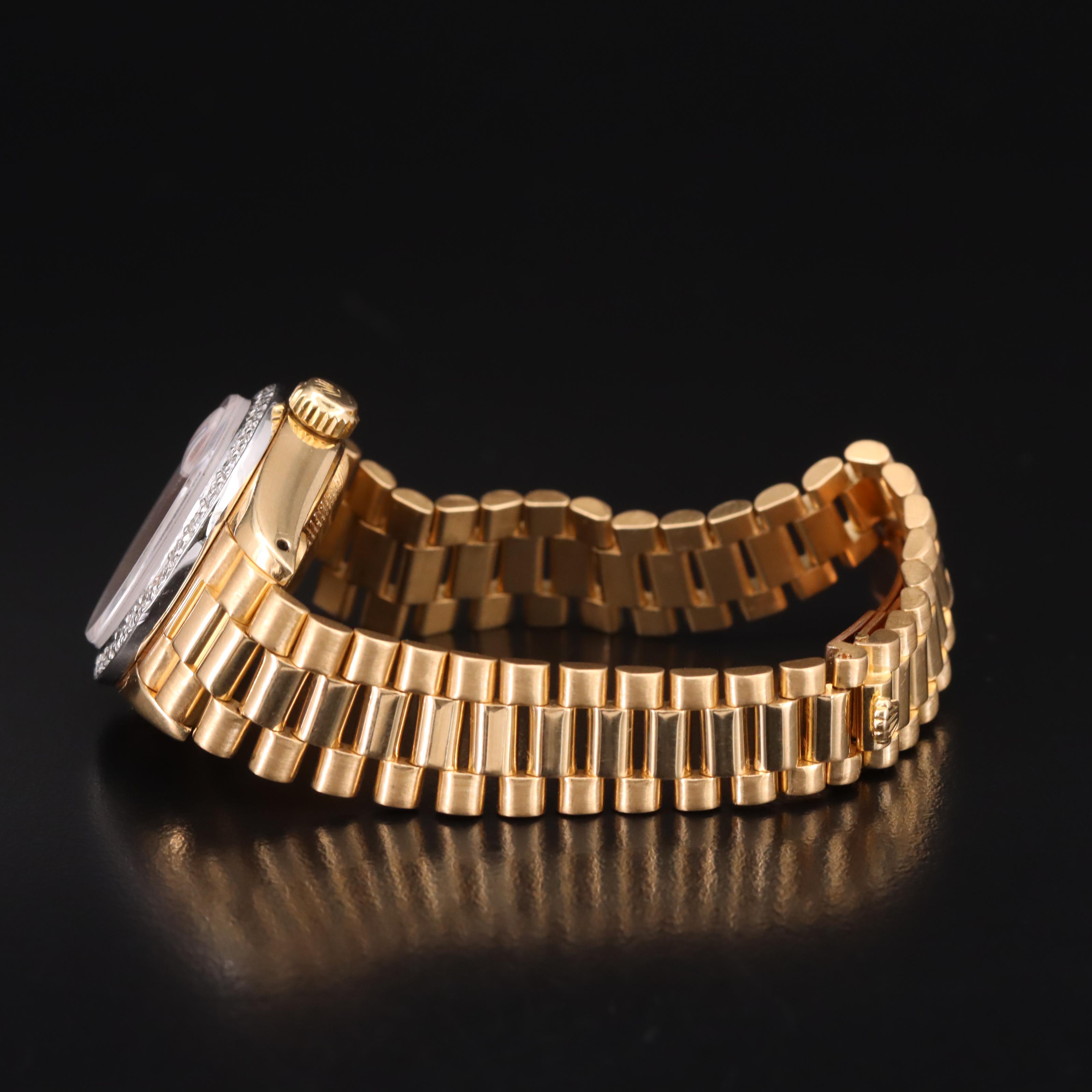 1977 Rolex Diamond Dial and Bezel Datejust Watch