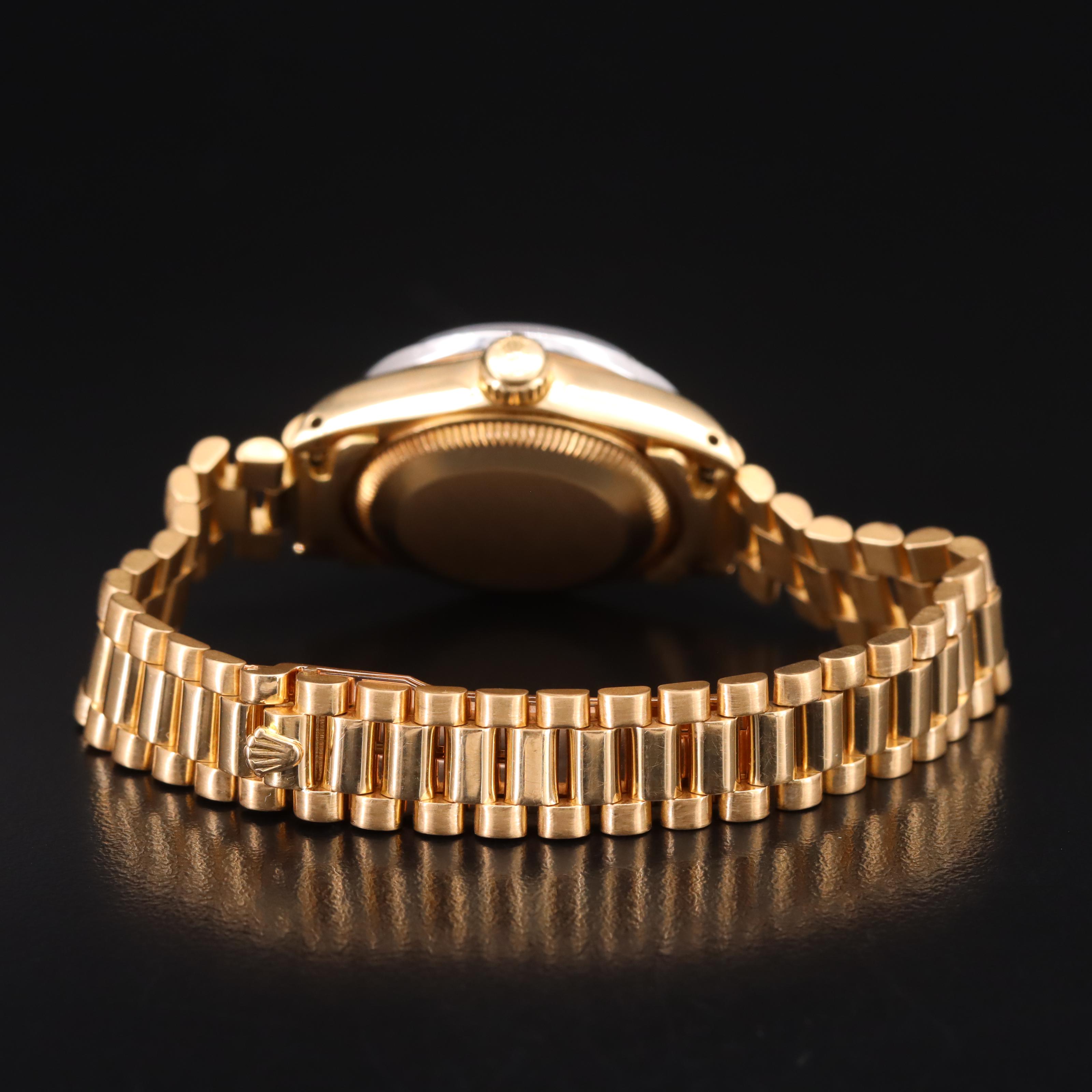 1977 Rolex Diamond Dial and Bezel Datejust Watch