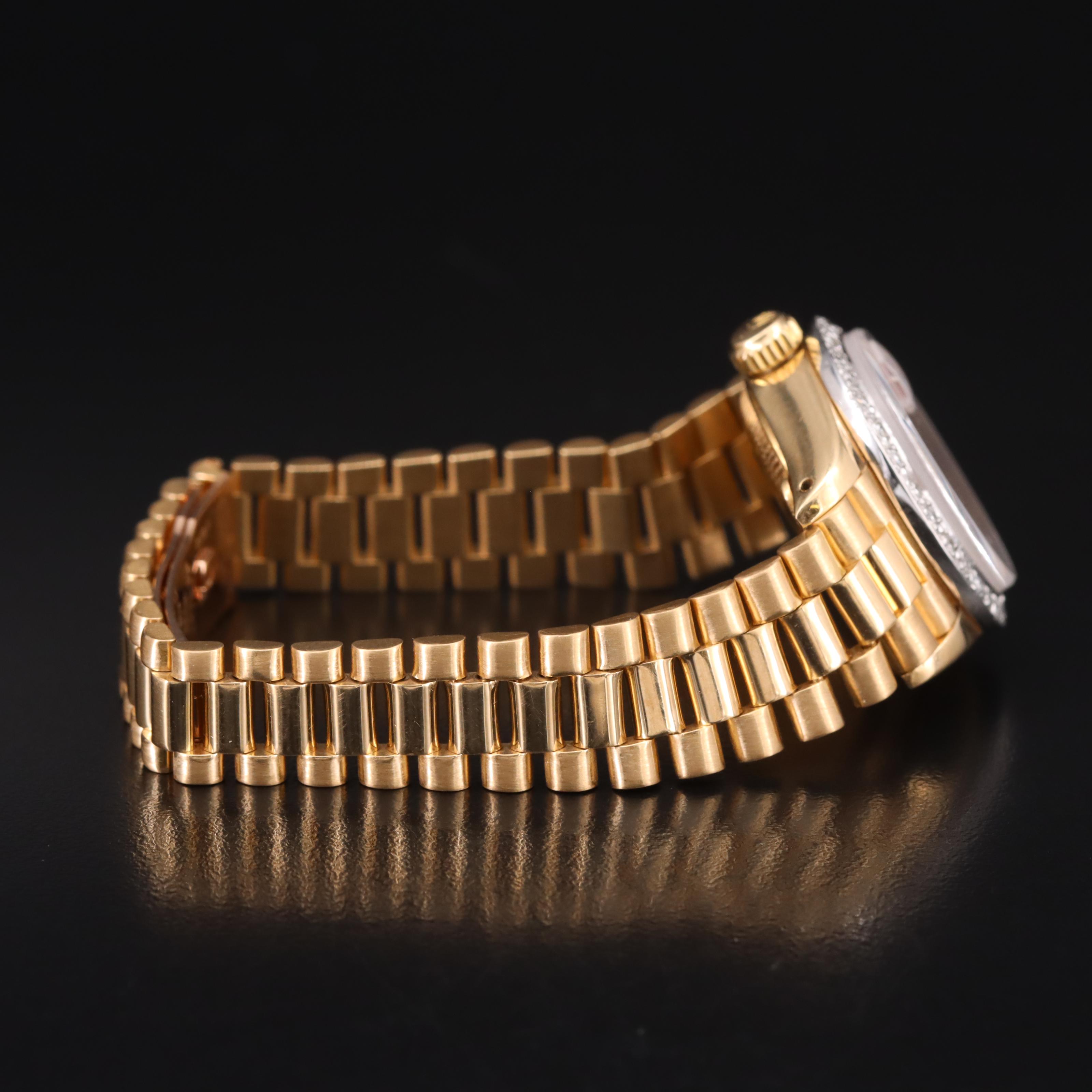 1977 Rolex Diamond Dial and Bezel Datejust Watch