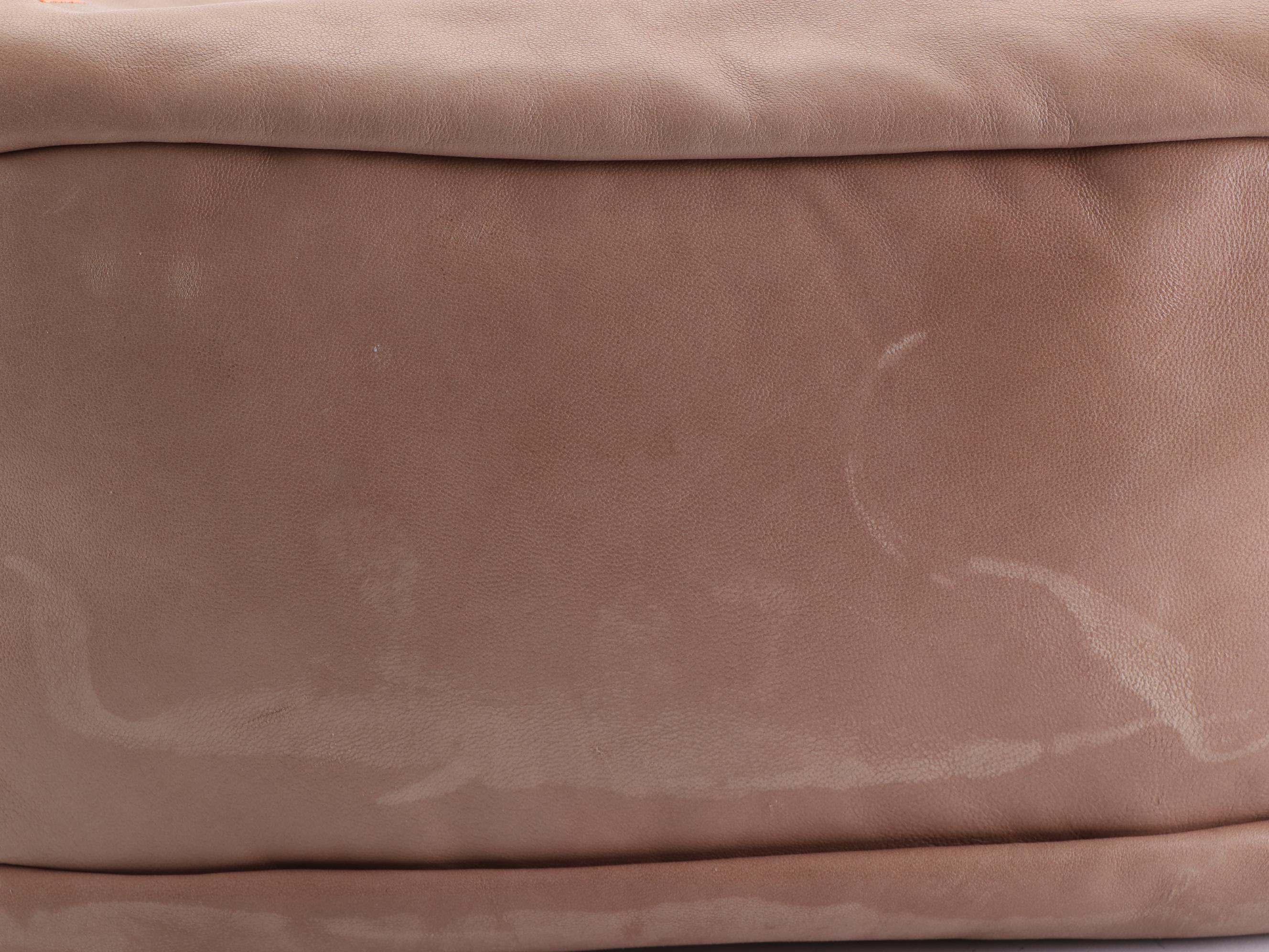 Prada Leather Side Bow Accent Tote