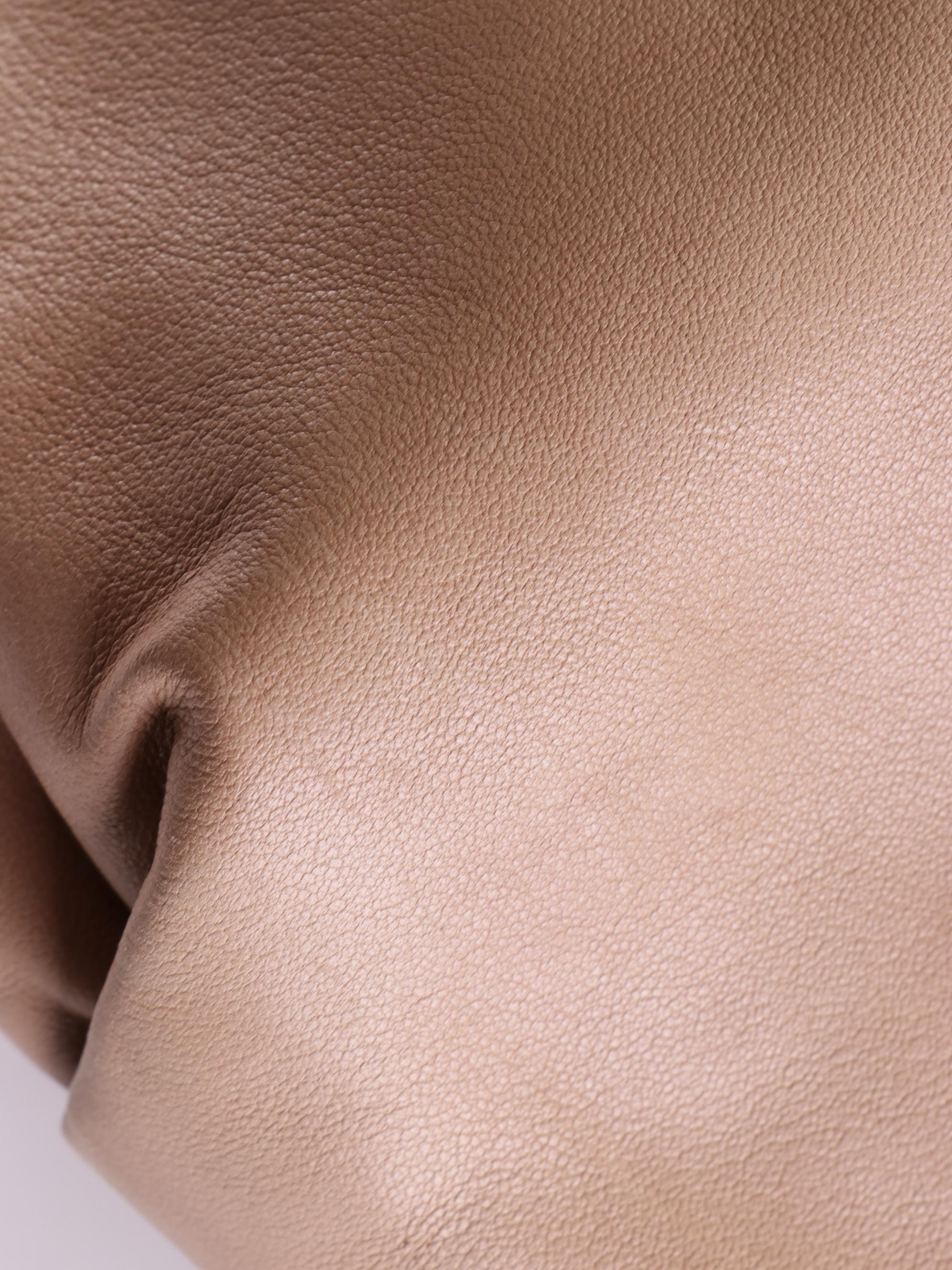 Prada Leather Side Bow Accent Tote