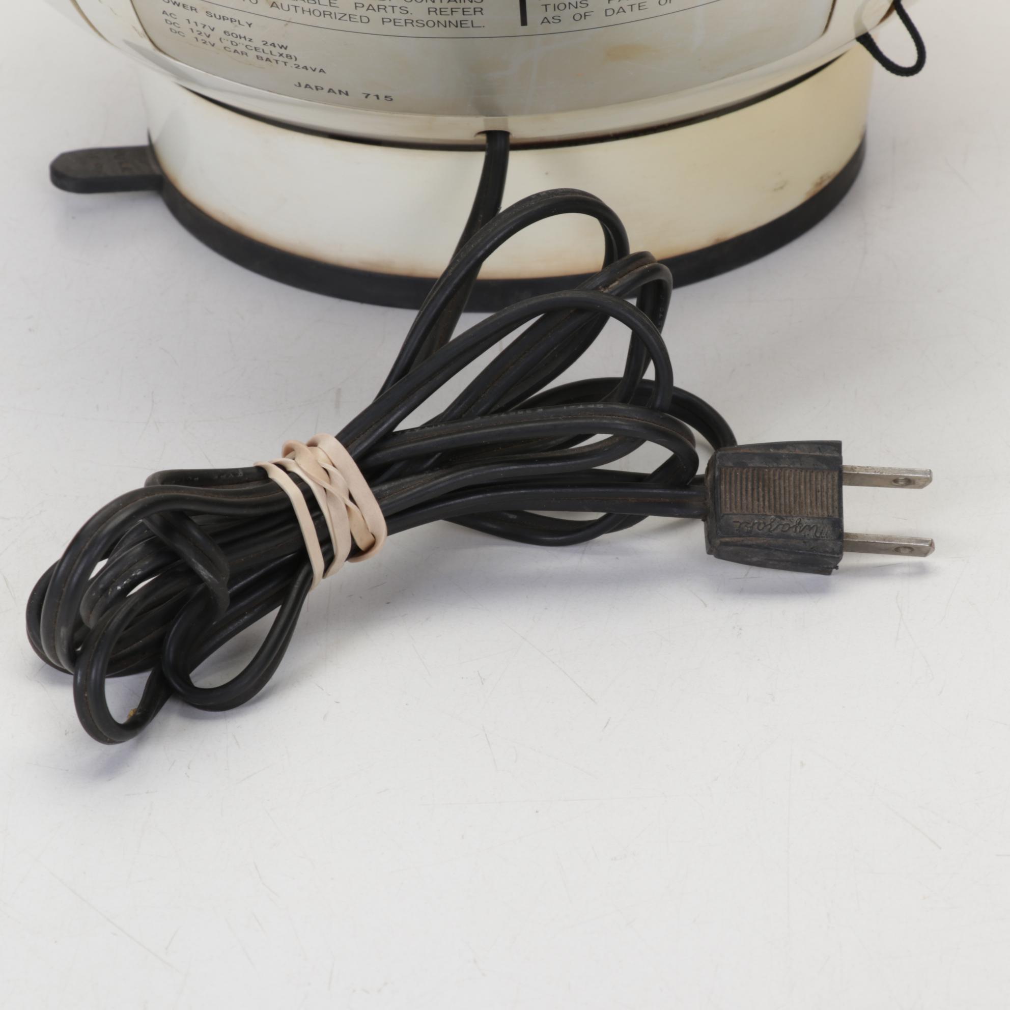 Weltron Globe Shaped Radio and 8-Track Tape Player and Peerless Transistor Radio