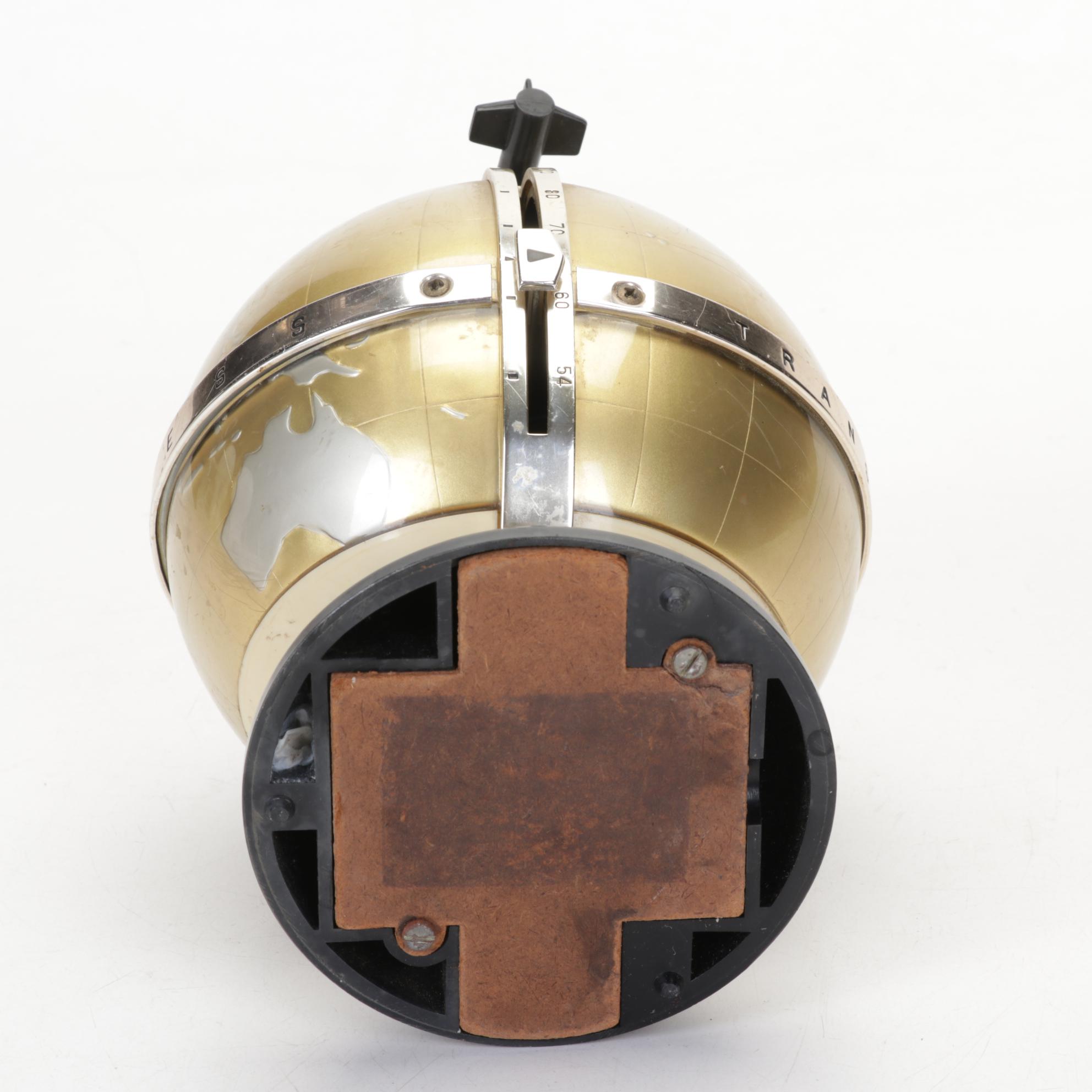 Weltron Globe Shaped Radio and 8-Track Tape Player and Peerless Transistor Radio