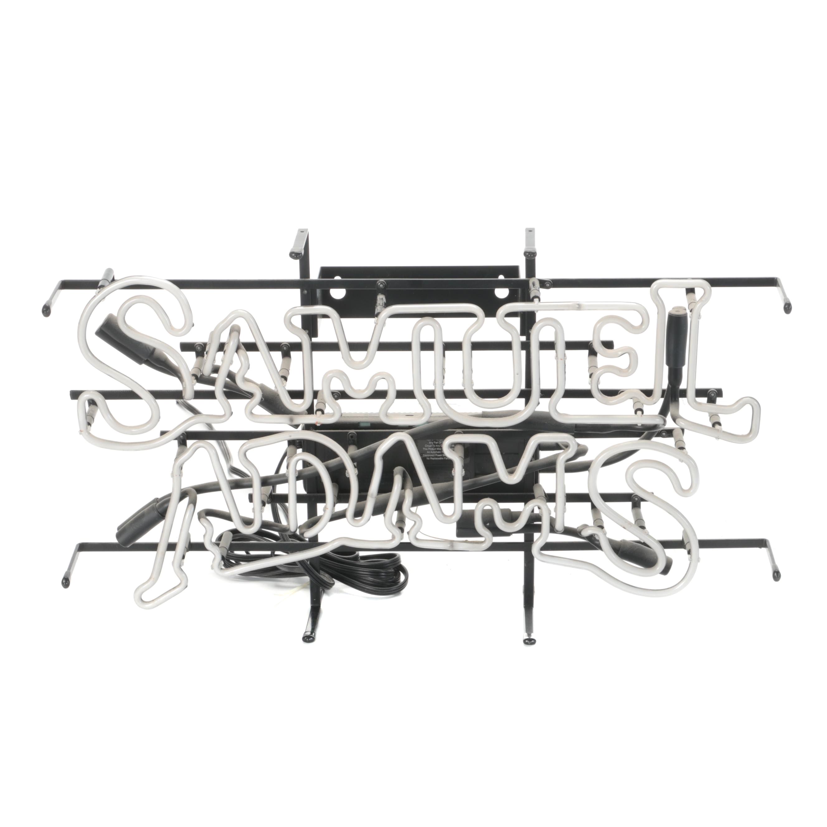 Samuel Adams Neon Bar Sign