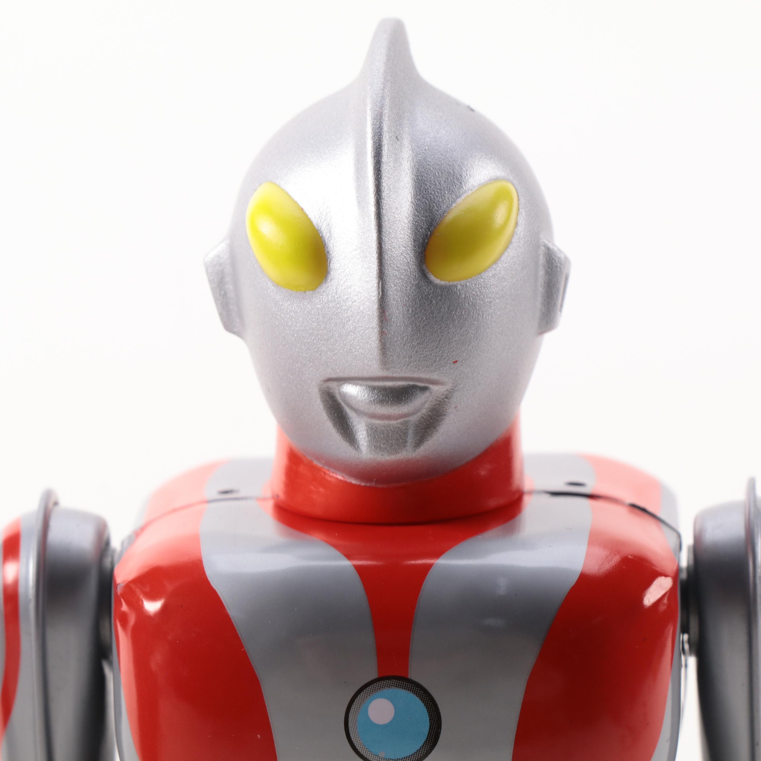 Ultraman Wind-Up Walking Tin Toy from TV Series "Ultraman," 1990s