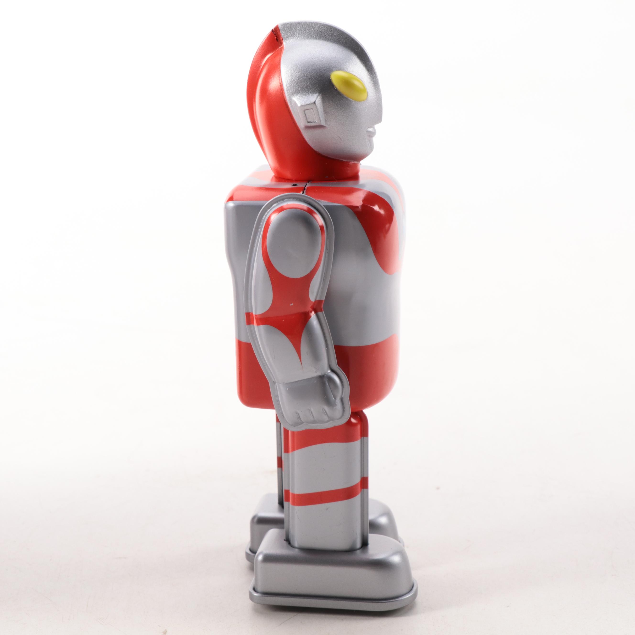 Ultraman Wind-Up Walking Tin Toy from TV Series "Ultraman," 1990s