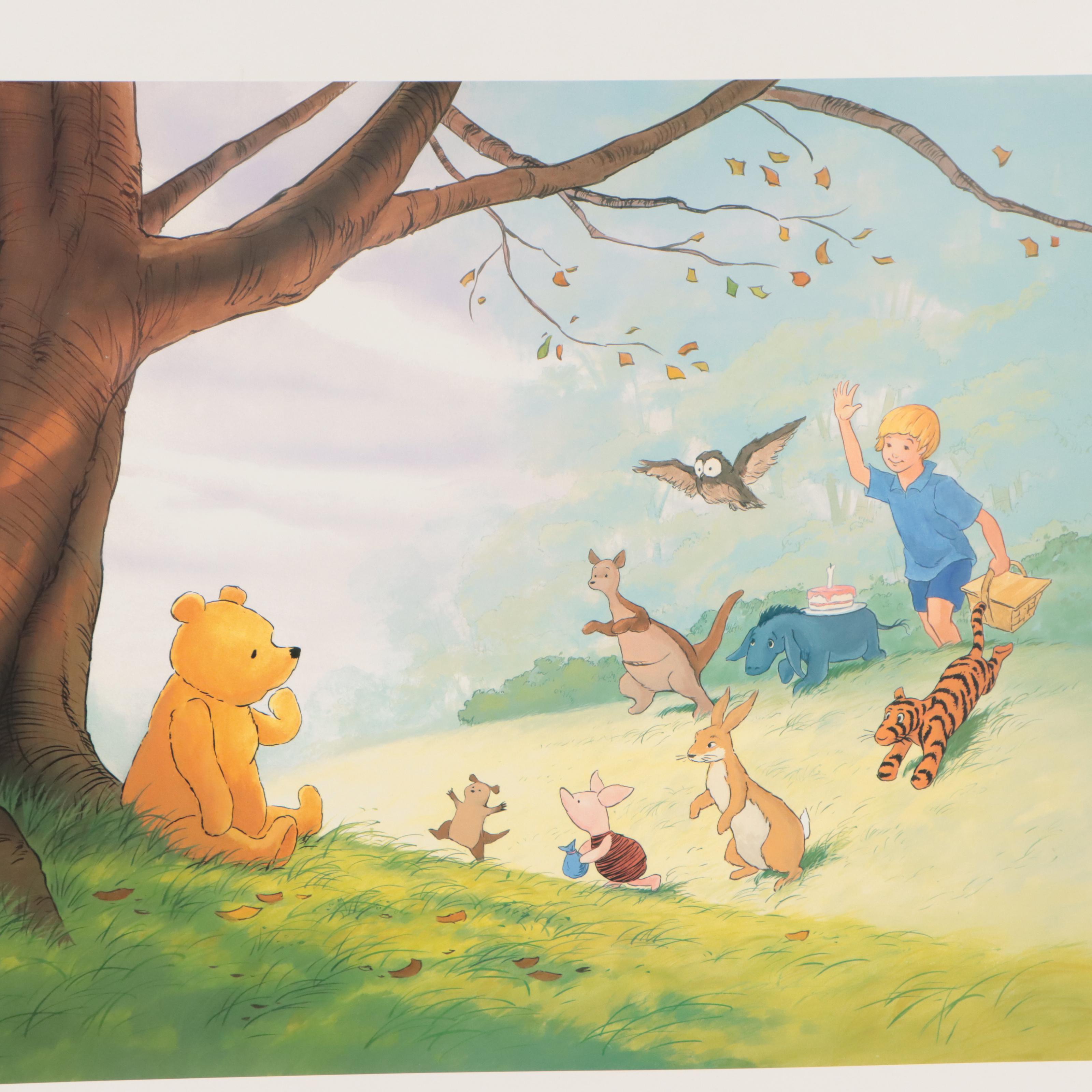 Offset Lithograph After Peter Ellenshaw "Reflections of Friendship," and More