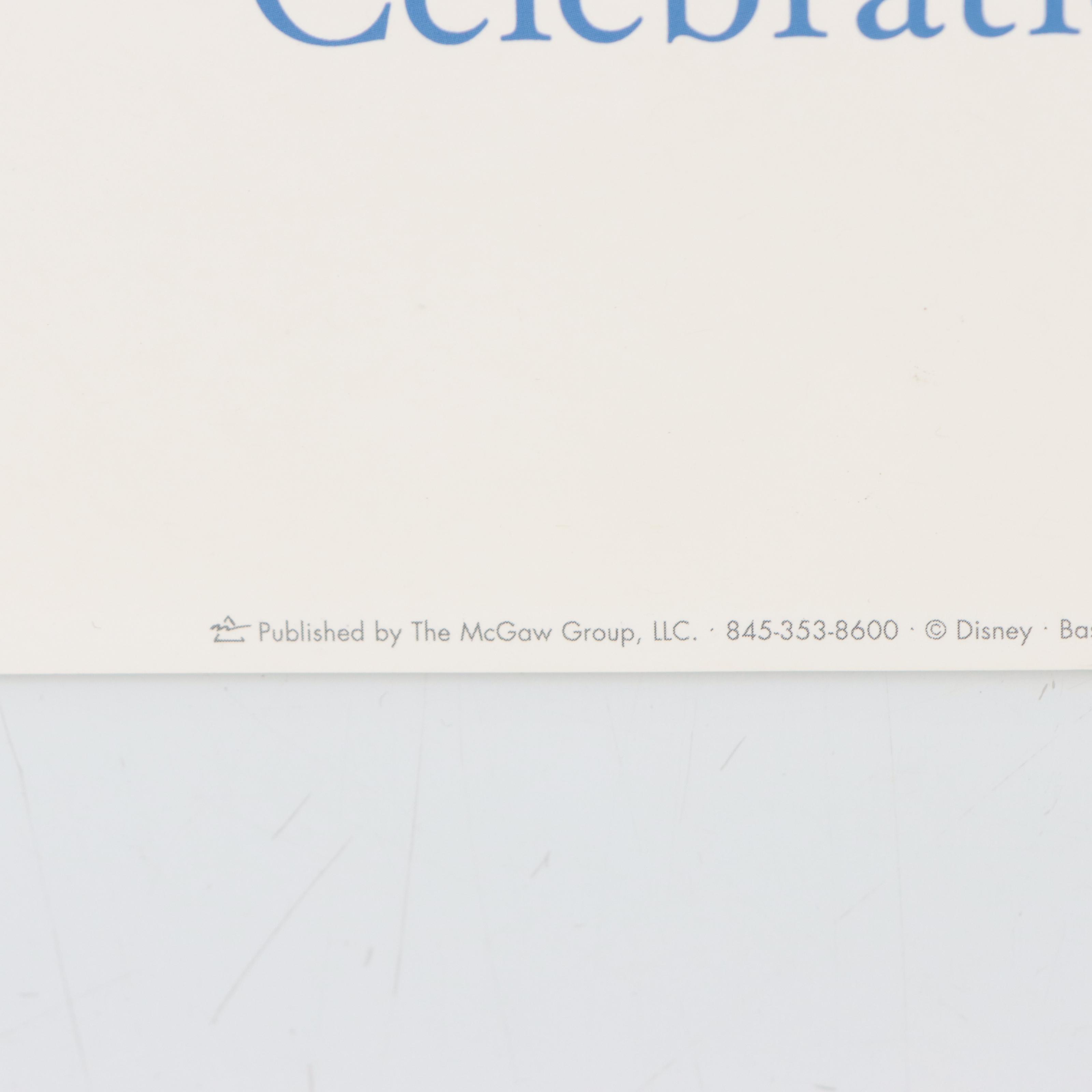 Offset Lithograph After Peter Ellenshaw "Reflections of Friendship," and More