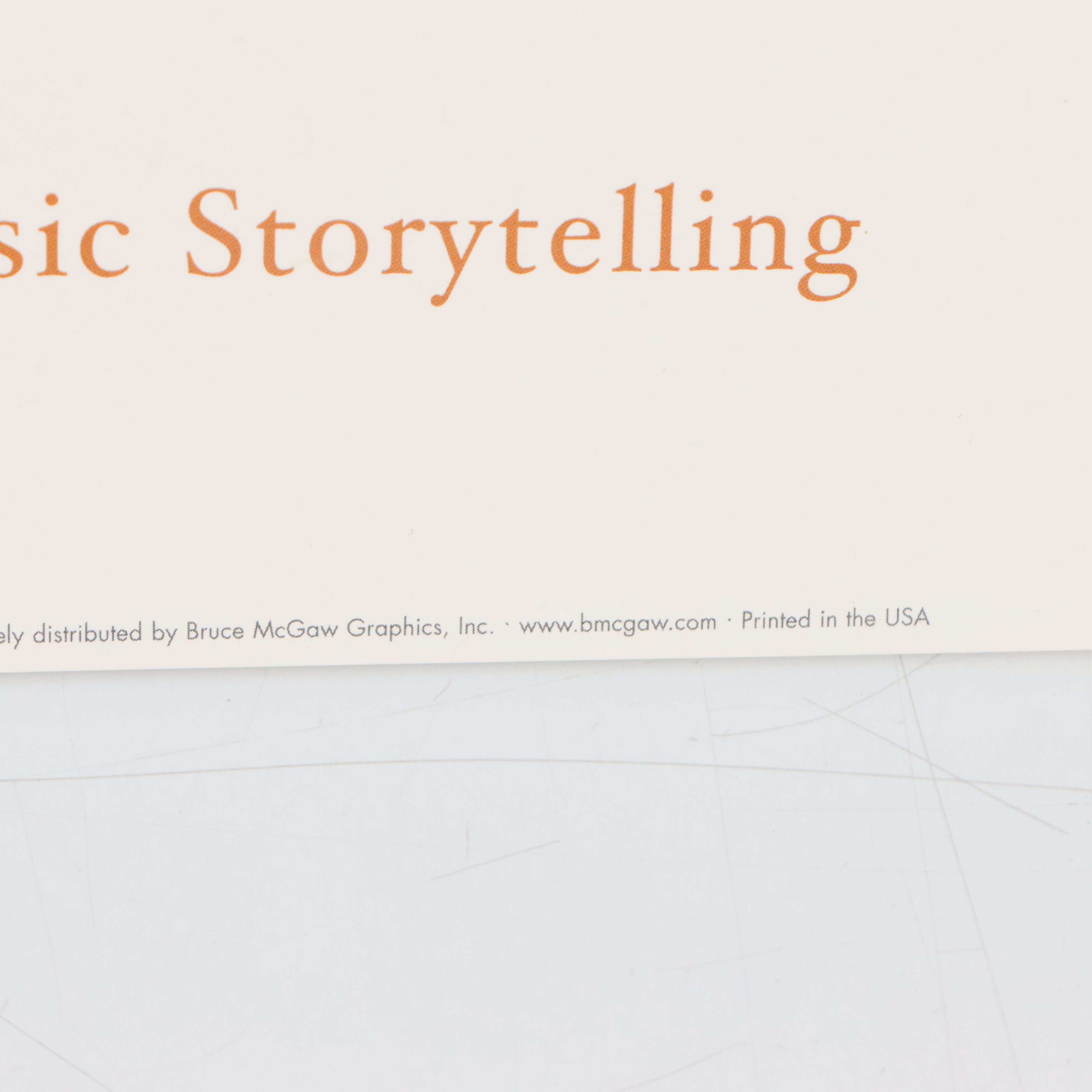 Offset Lithograph After Peter Ellenshaw "Reflections of Friendship," and More