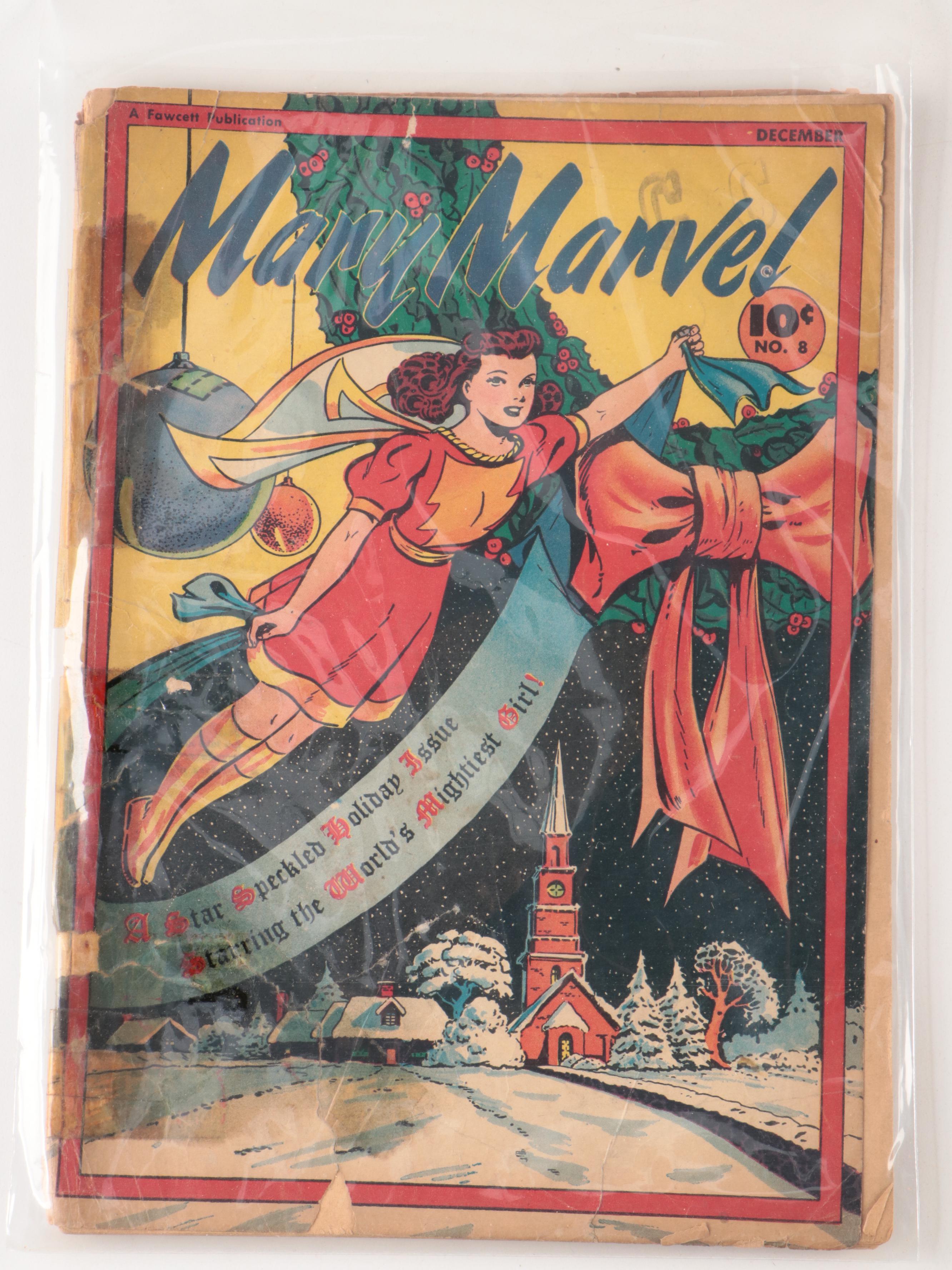 Golden Age DC Comics Mary Marvel, Issues #5, #6, #8, #9