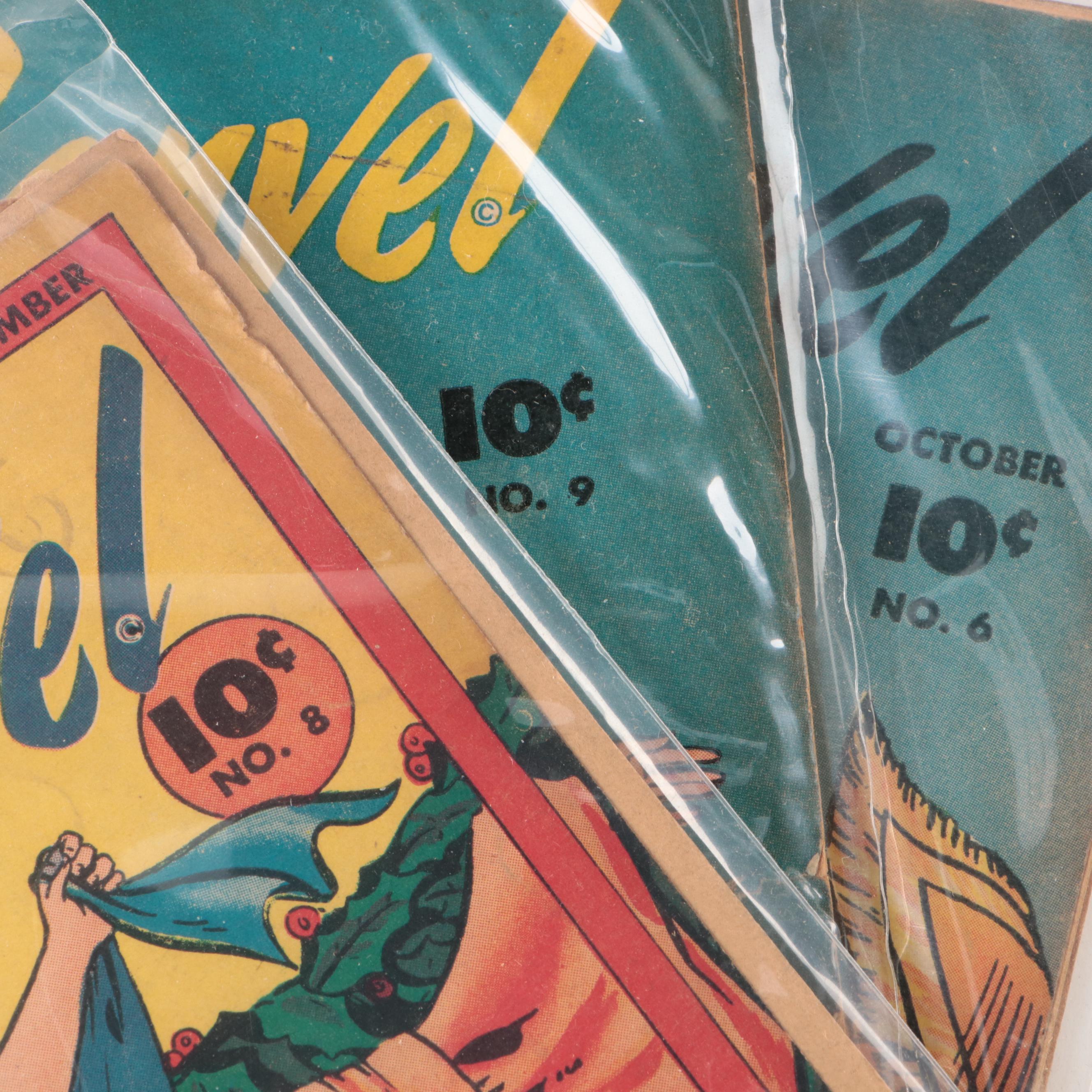 Golden Age DC Comics Mary Marvel, Issues #5, #6, #8, #9