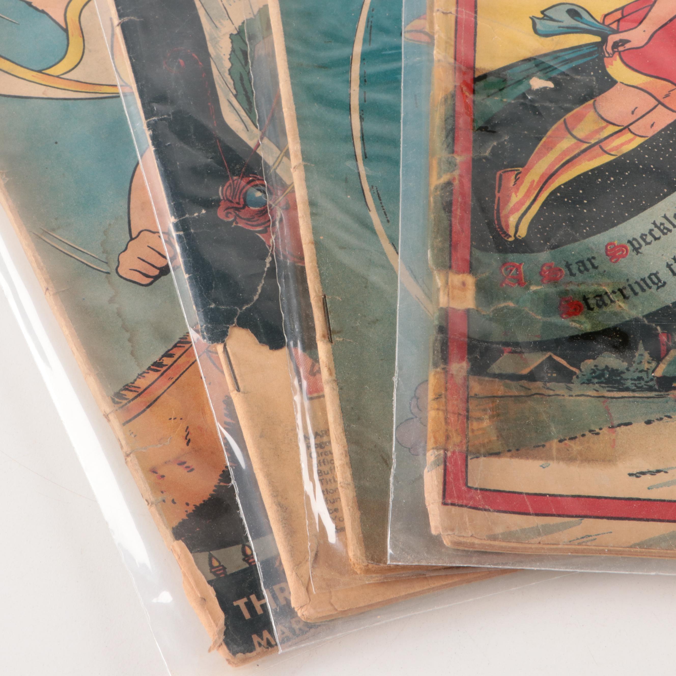 Golden Age DC Comics Mary Marvel, Issues #5, #6, #8, #9