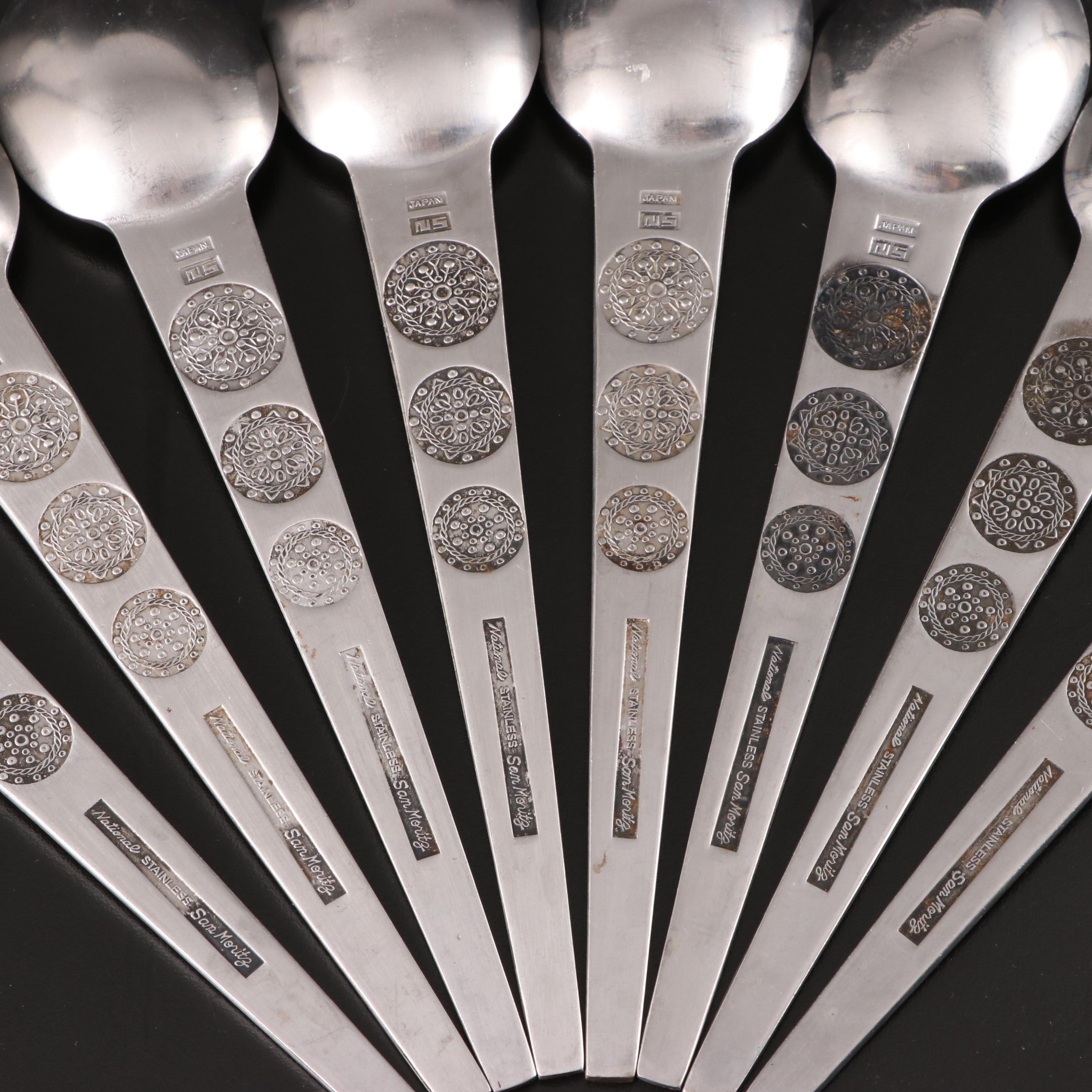 National Stainless Steel "San Moritz" Flatware