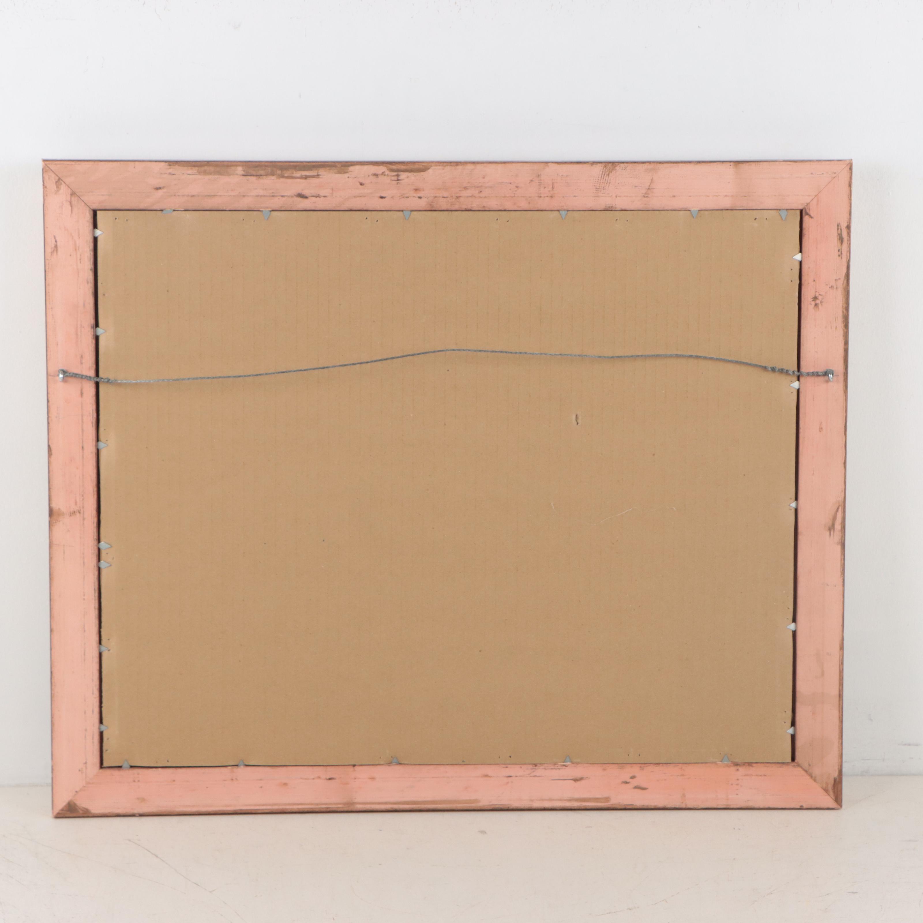 Oil Painting of River Landscape