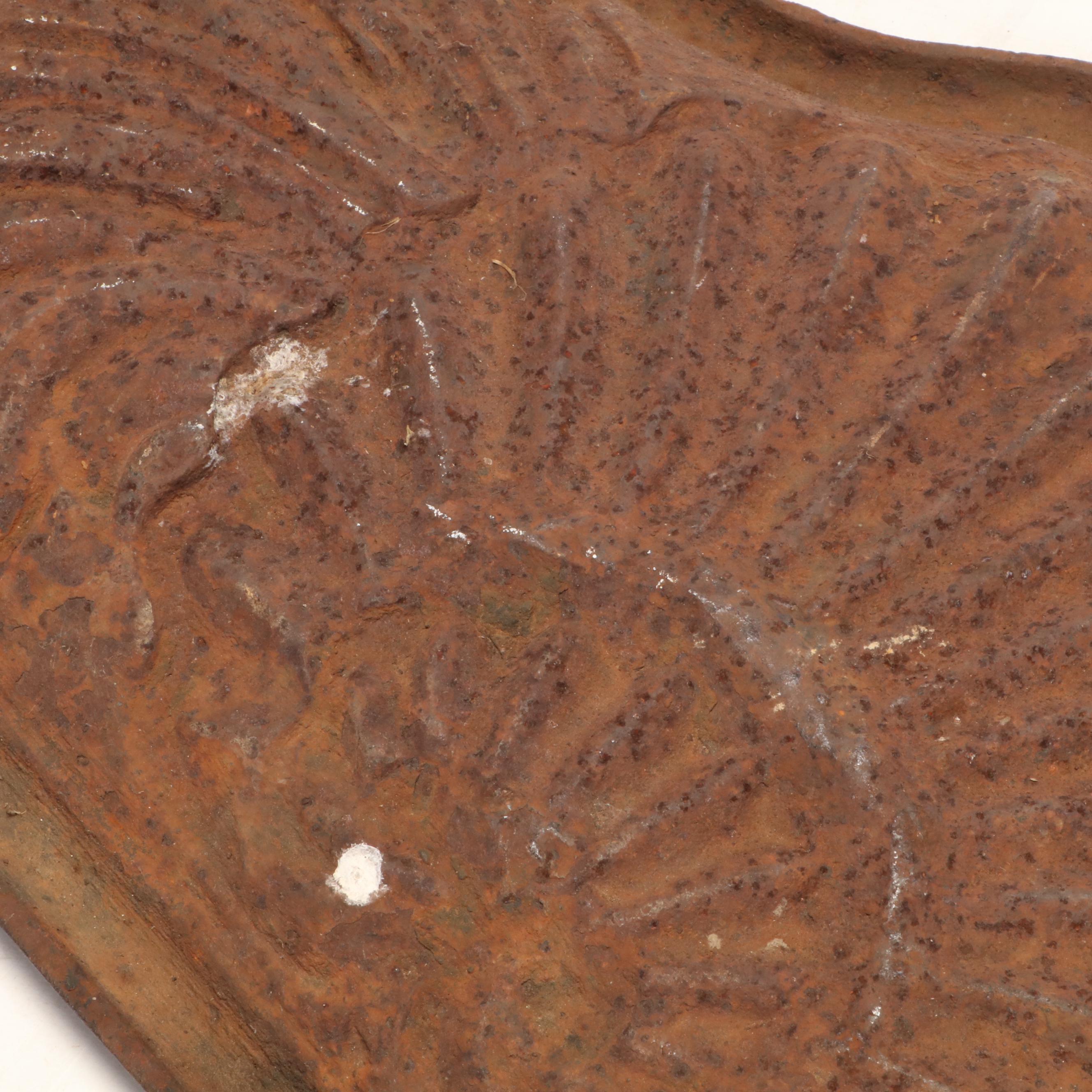 Victorian Baroque Style Shell Cast Iron Architectural Element