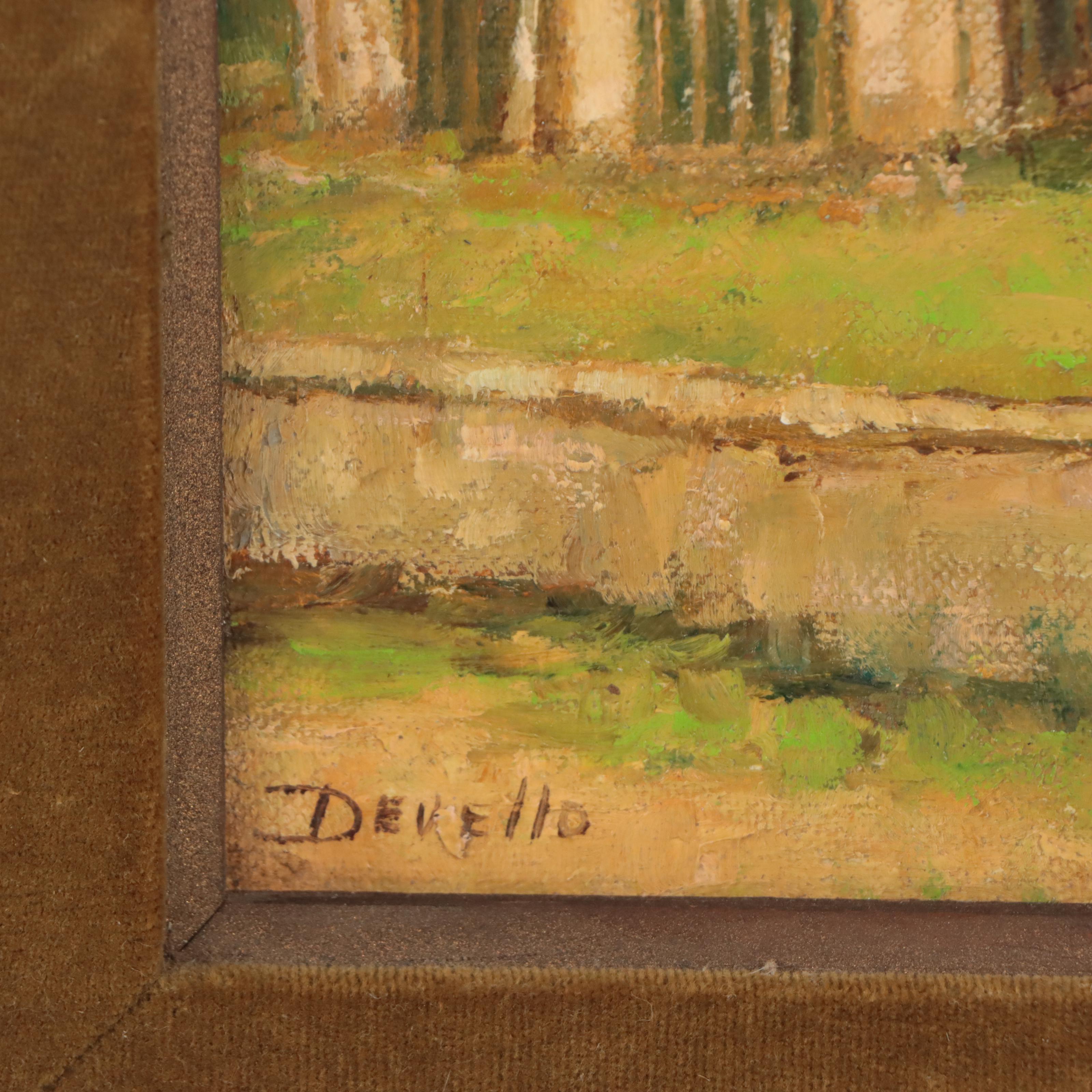 Oil Painting of Church