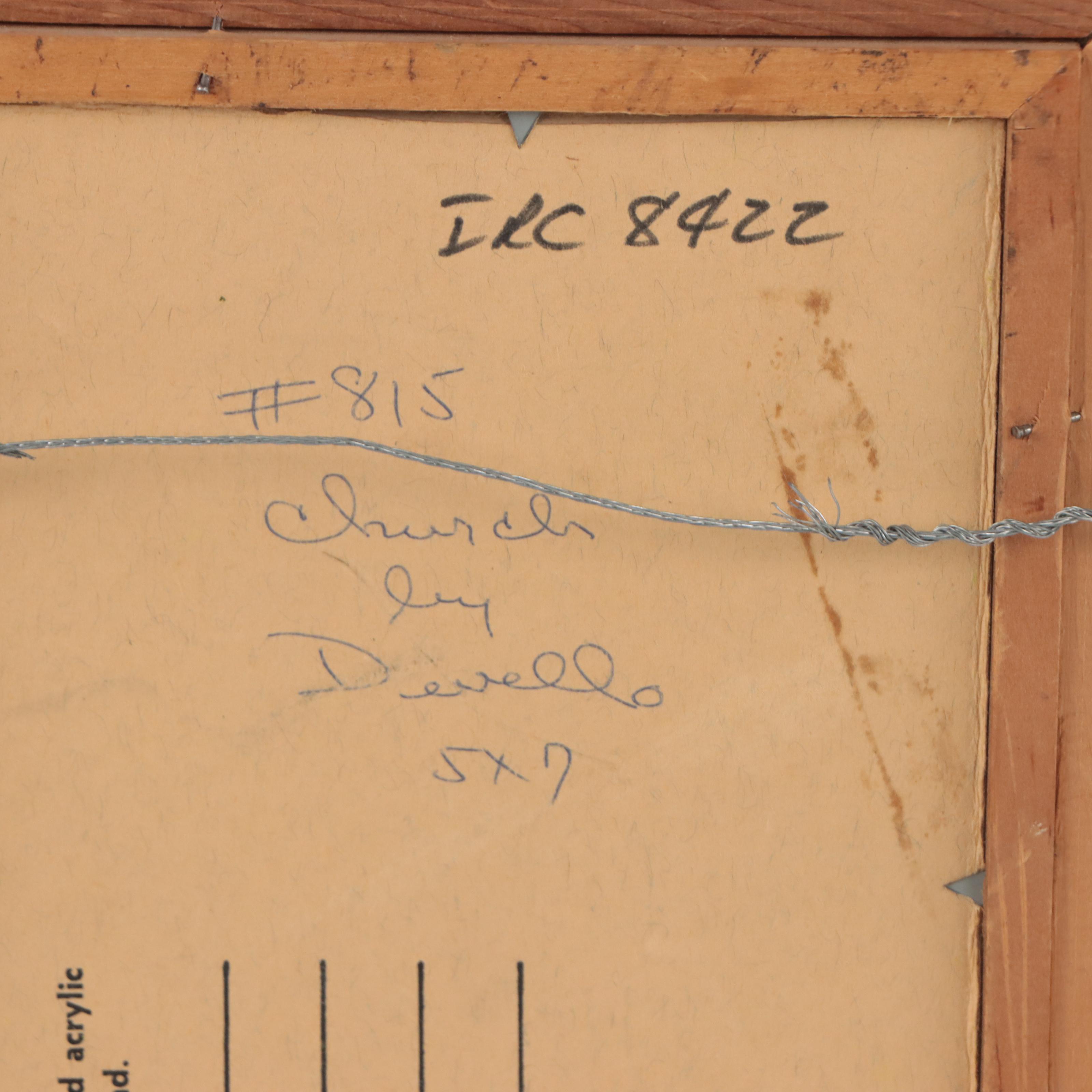 Oil Painting of Church