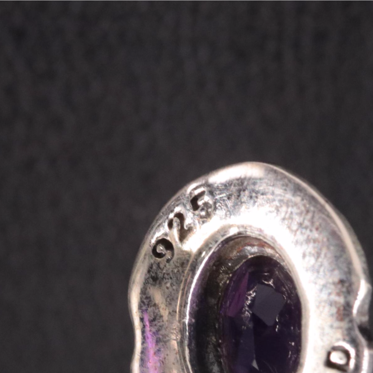 Sterling Amethyst Drop Earrings