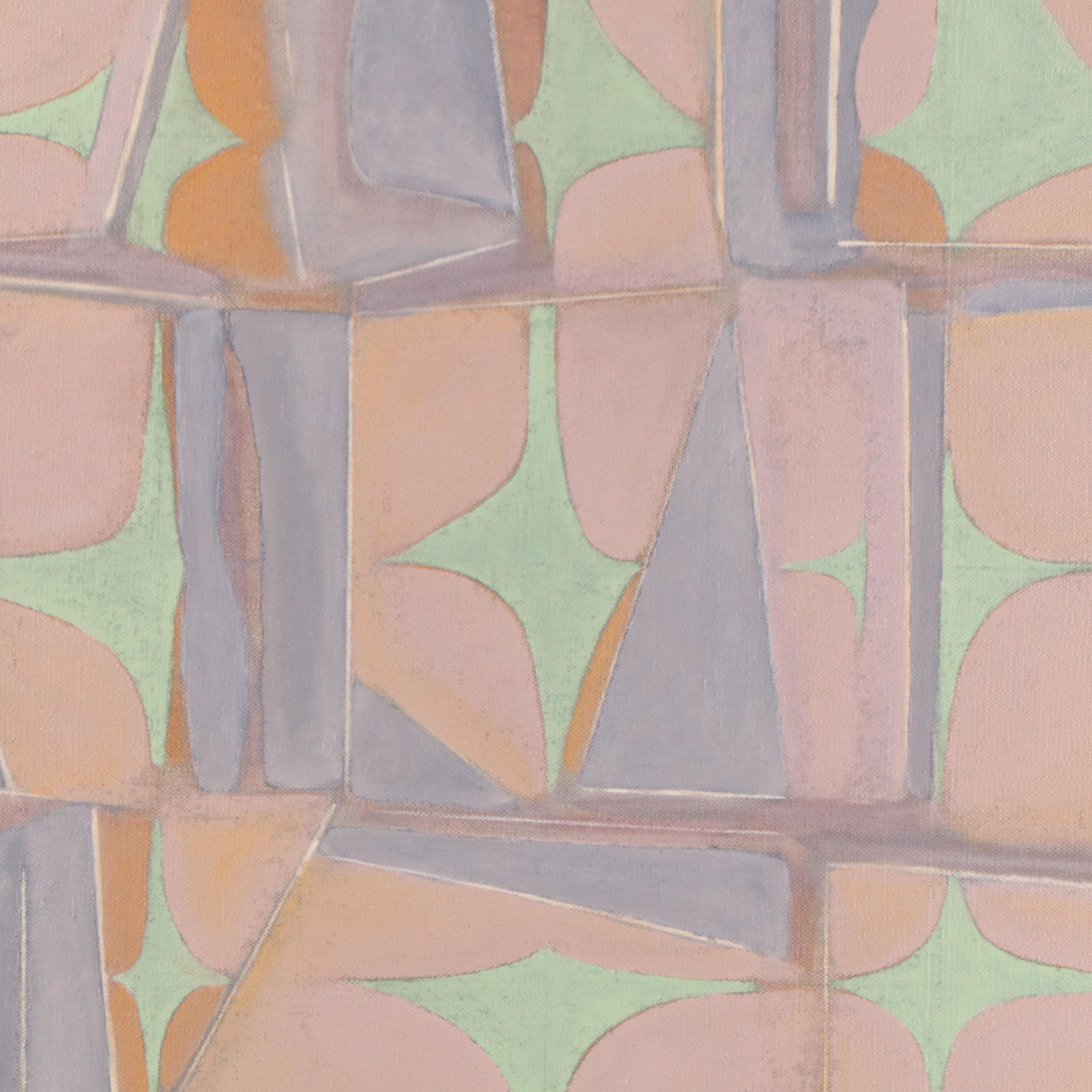 Tom Levine Abstract Oil Painting "Bishop," 2008