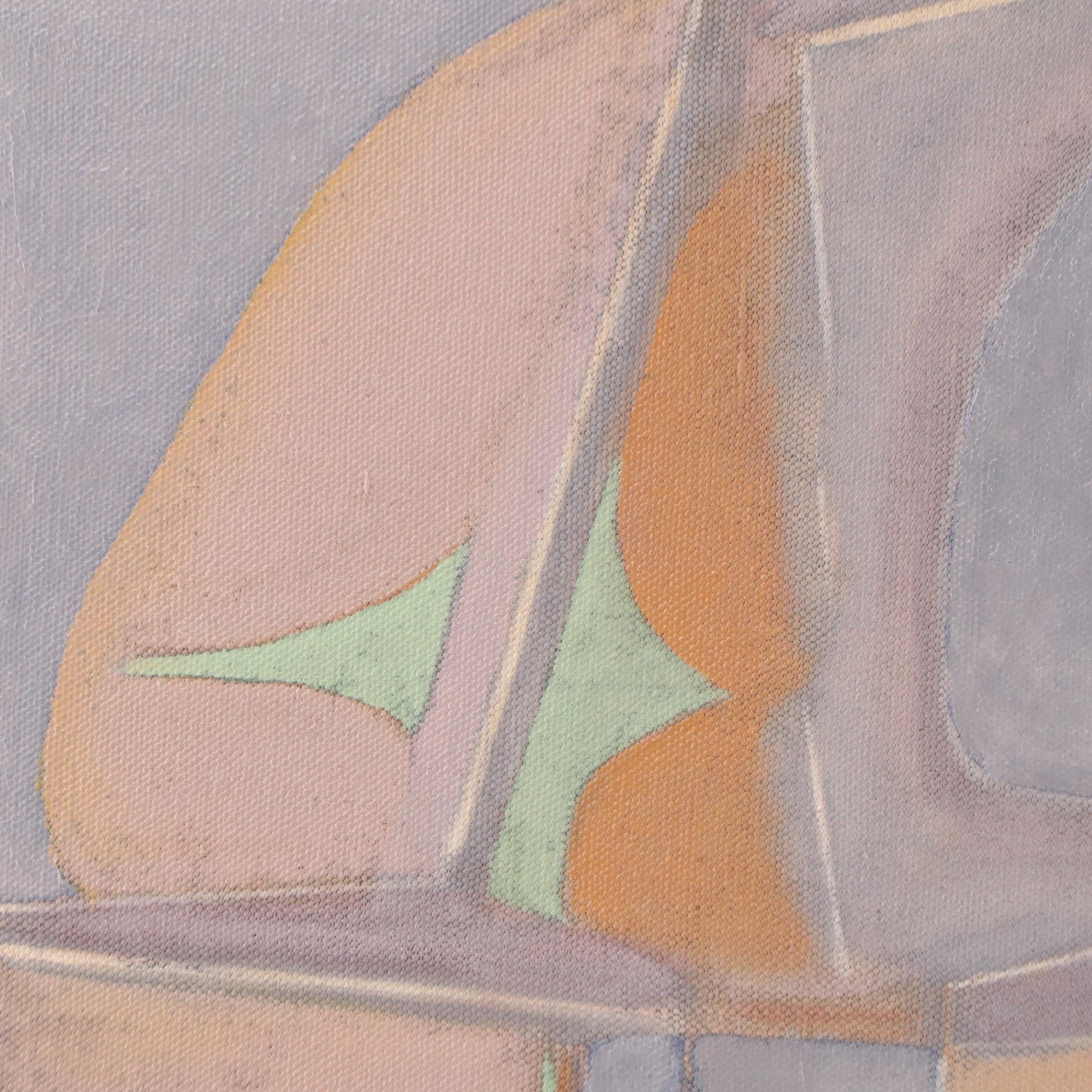 Tom Levine Abstract Oil Painting "Bishop," 2008