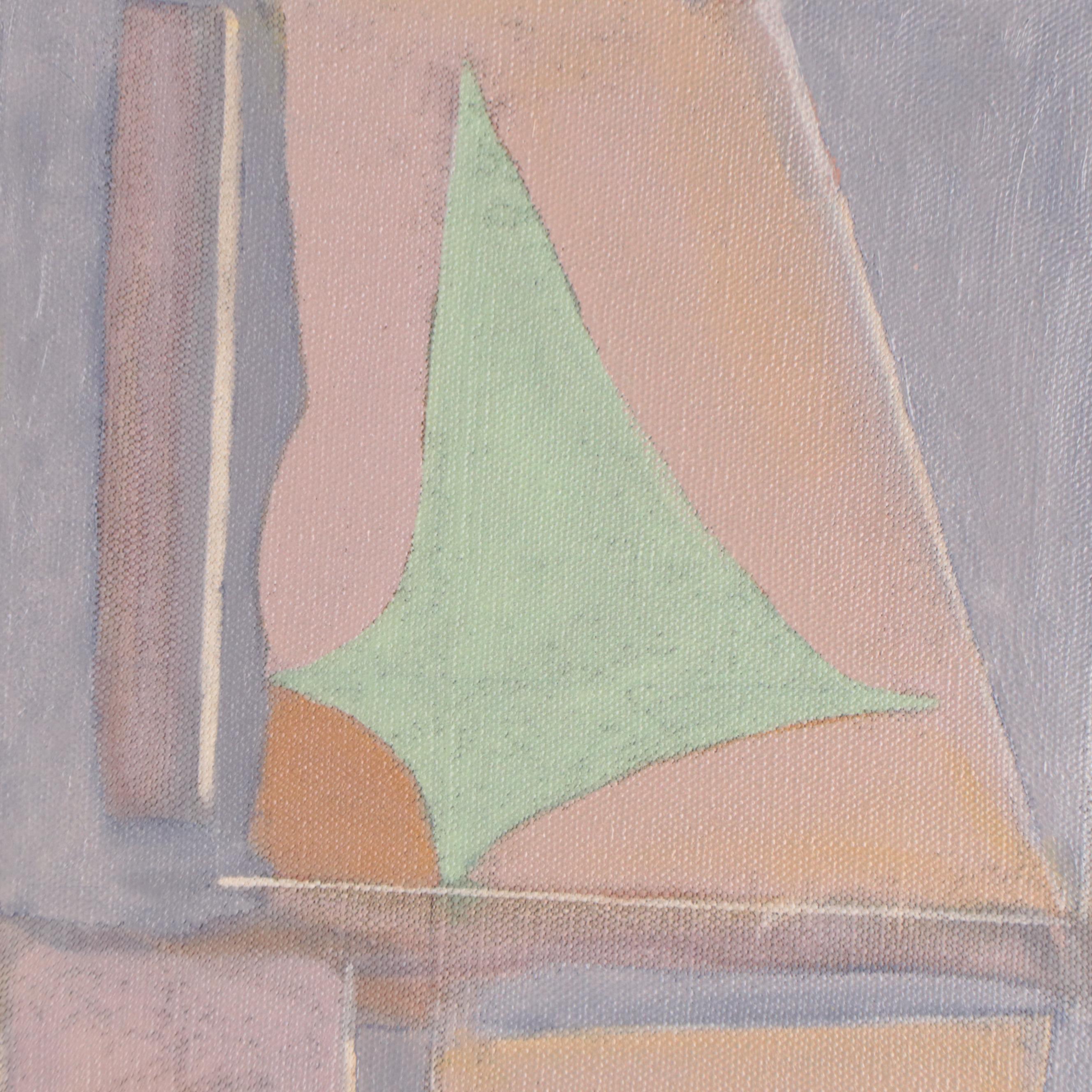 Tom Levine Abstract Oil Painting "Bishop," 2008