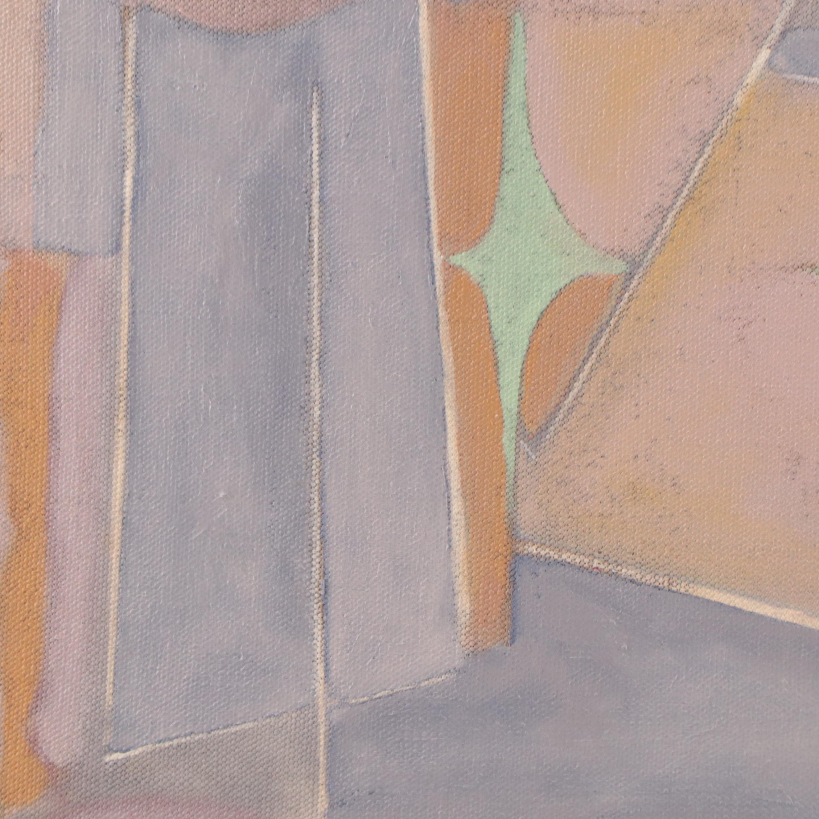 Tom Levine Abstract Oil Painting "Bishop," 2008