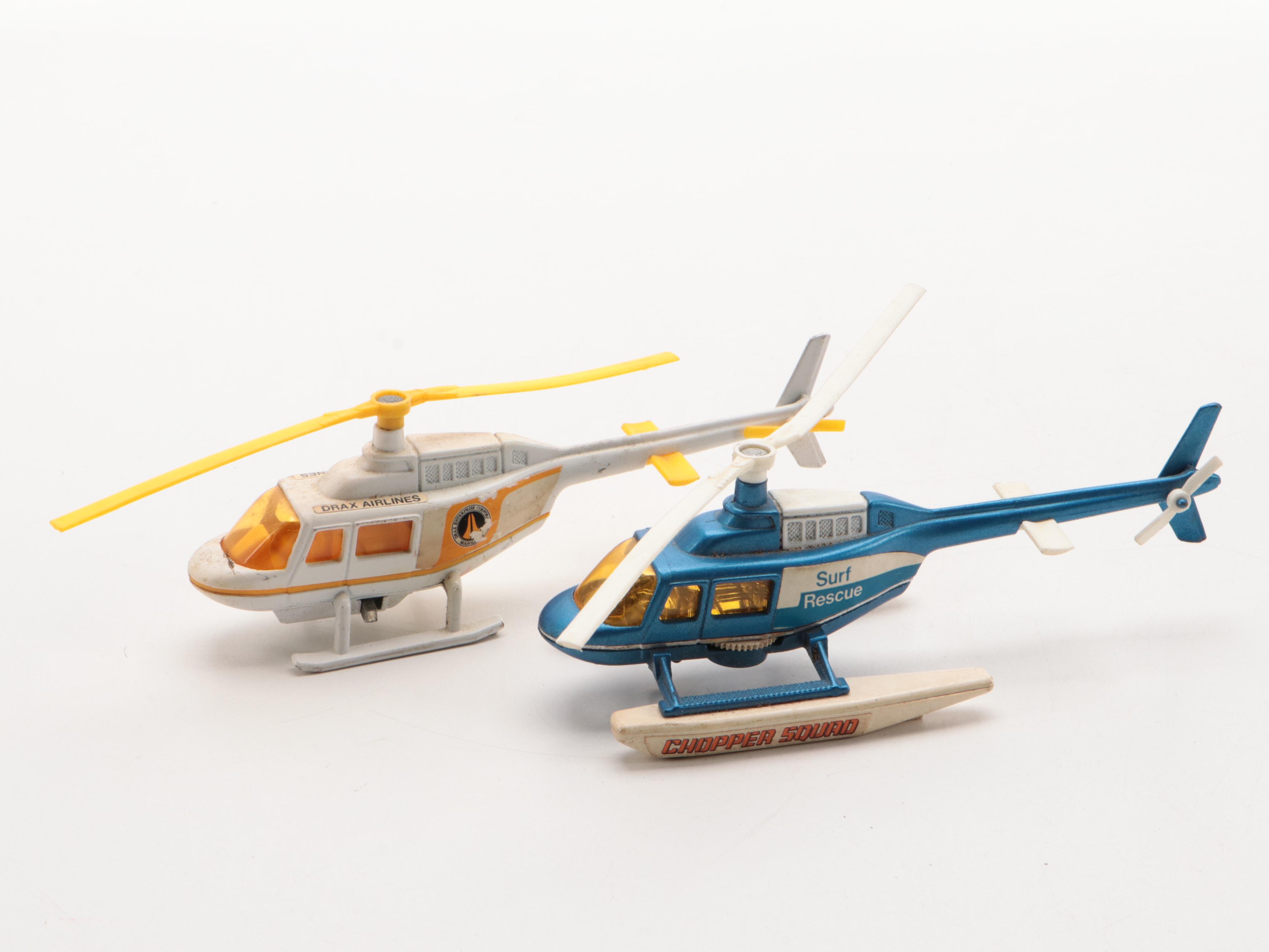 Corgi Metal Diecast Tanks and Double-Decker Bus with Other Metal Toys