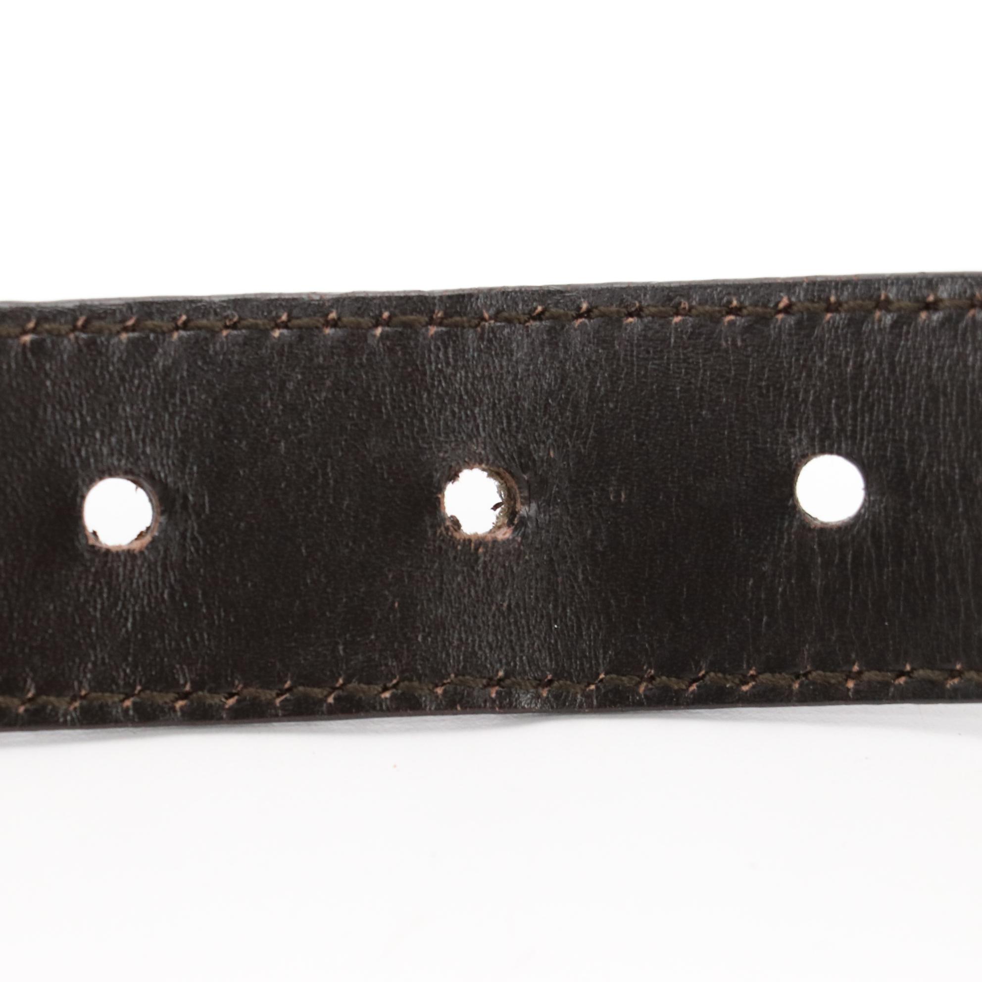 Gucci Belt in Brown Guccissima Leather