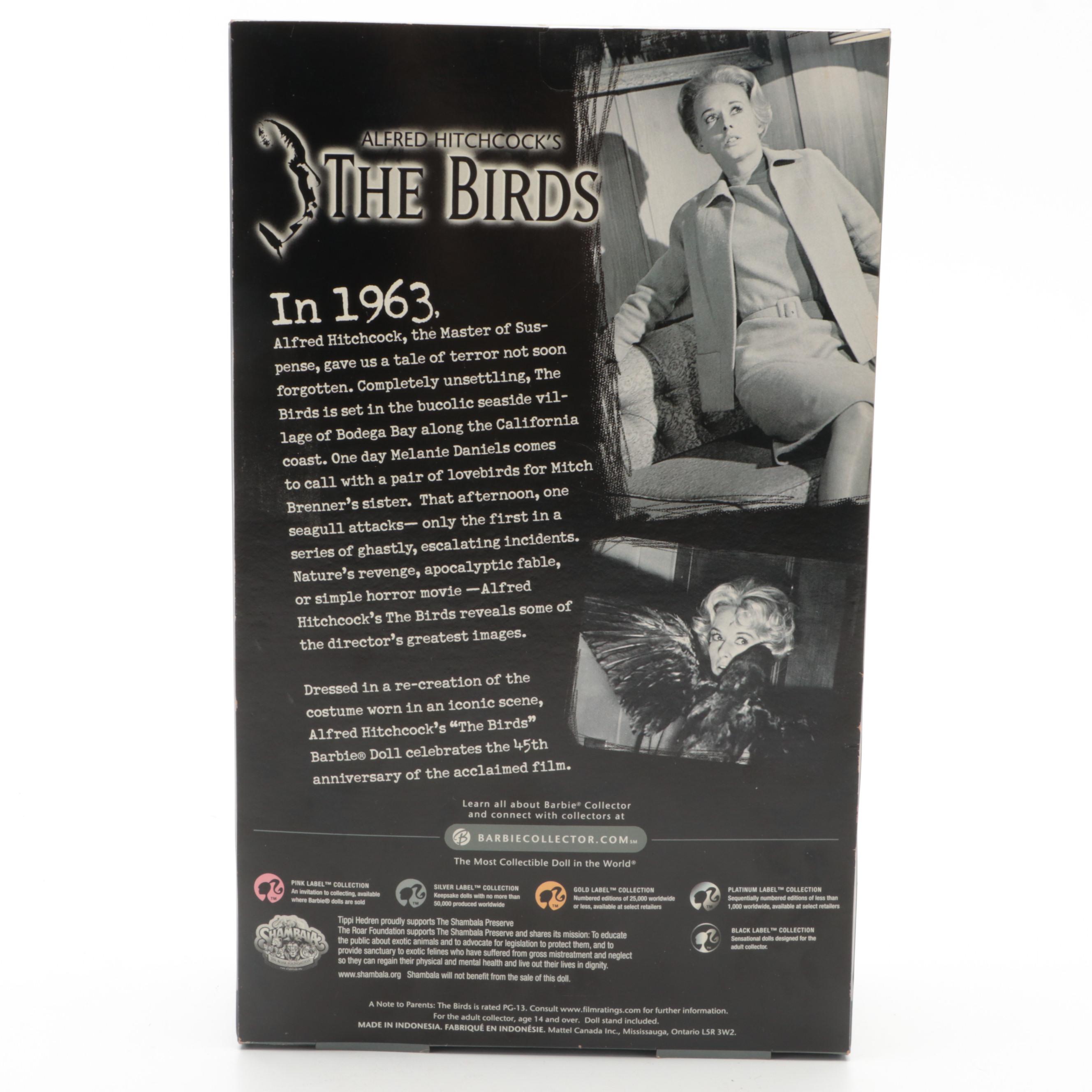 Mattel Black Label Alfred Hitchcock's "The Birds" Barbie Doll, 2008