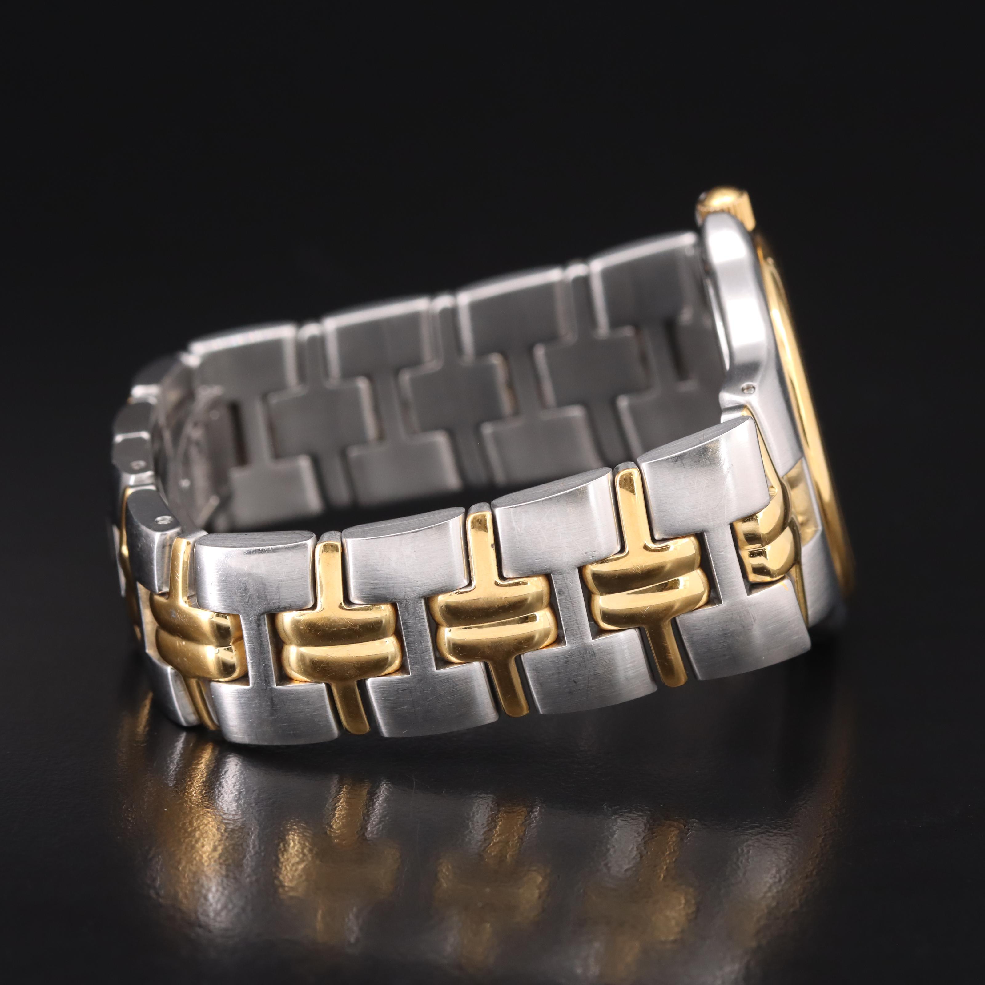 Movado Two-Tone Stainless Steel Black Dial Museum Watch