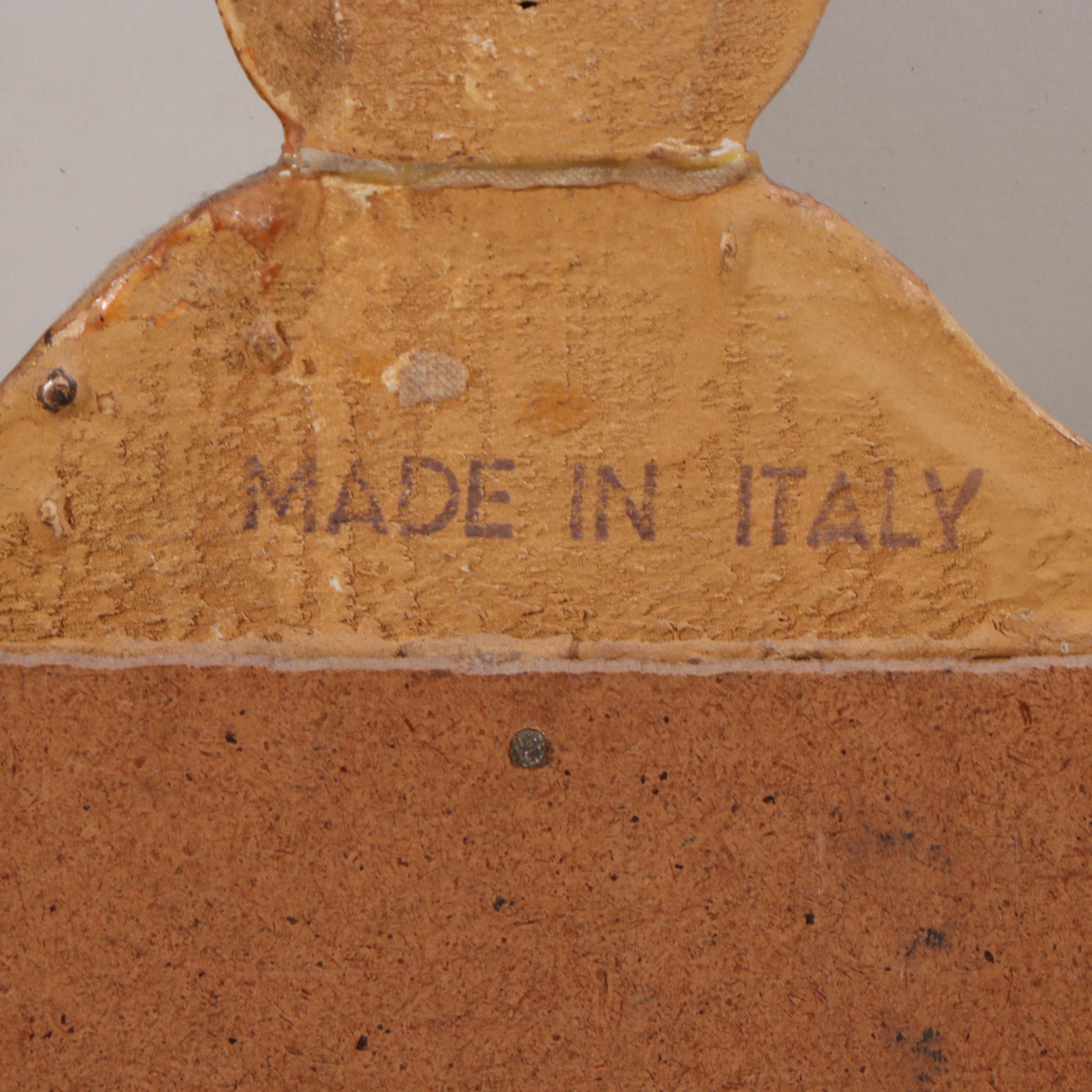 Pino L. De Luca Italian Giltwood and Composition Mirror, Mid-20th Century