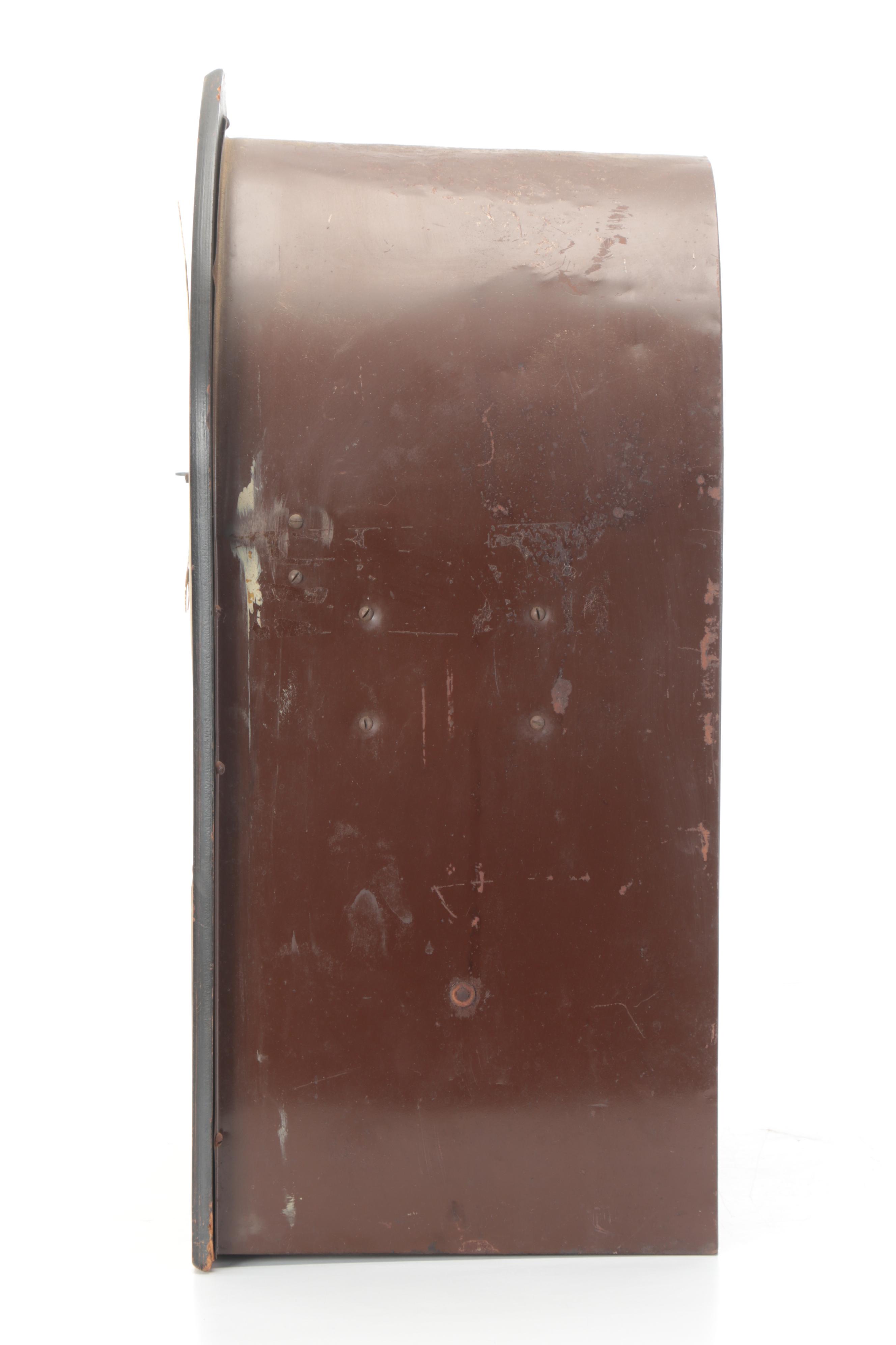 Telechron Motorized Neon Rotating Advertising Clock, 1930s