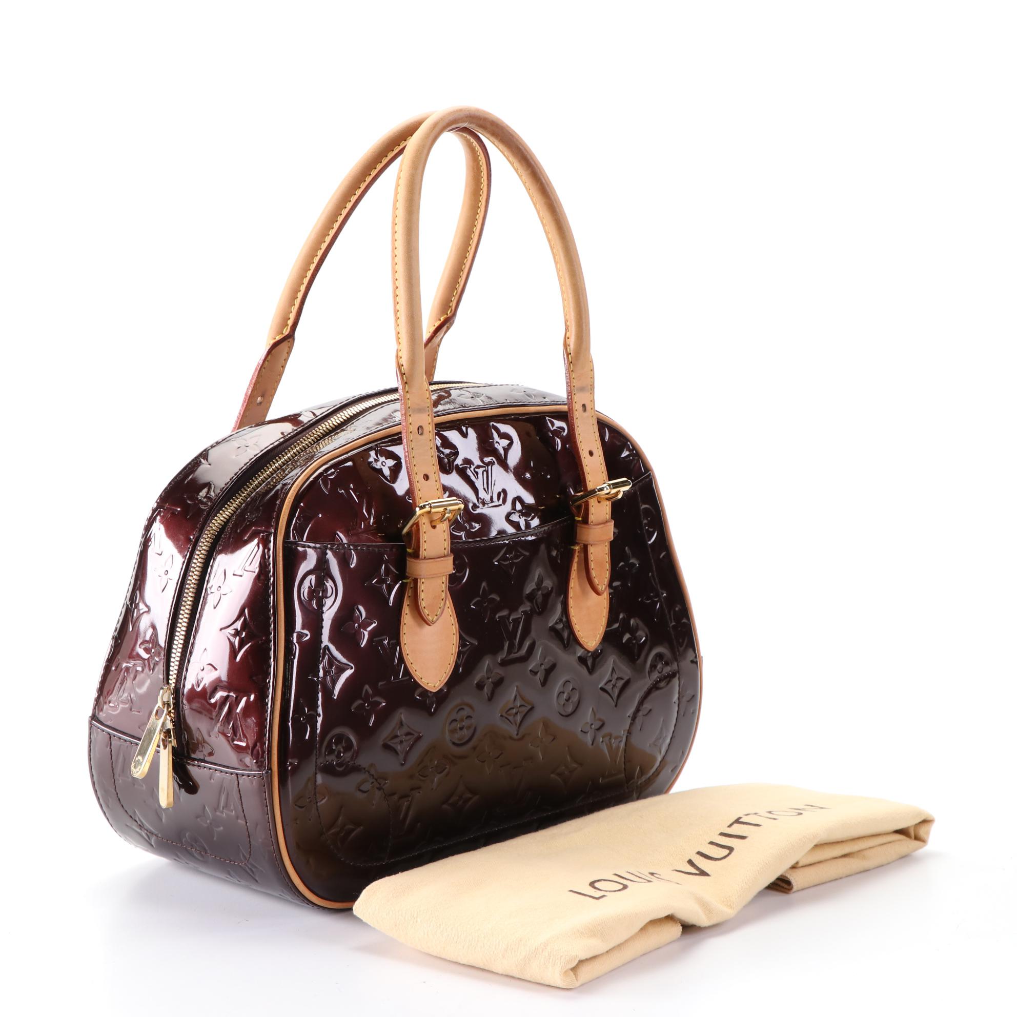 Louis Vuitton Summit Drive Bag in Monogram Vernis and Vachetta Leather