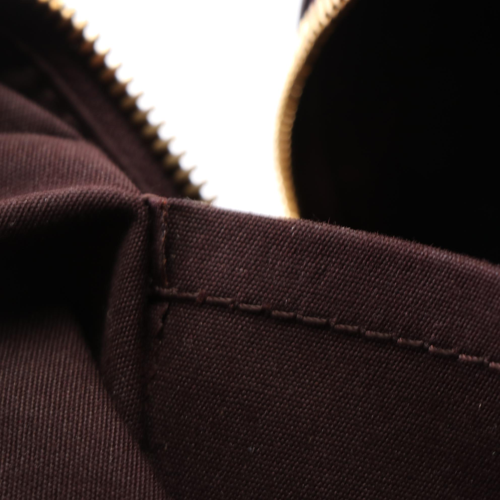 Louis Vuitton Summit Drive Bag in Monogram Vernis and Vachetta Leather