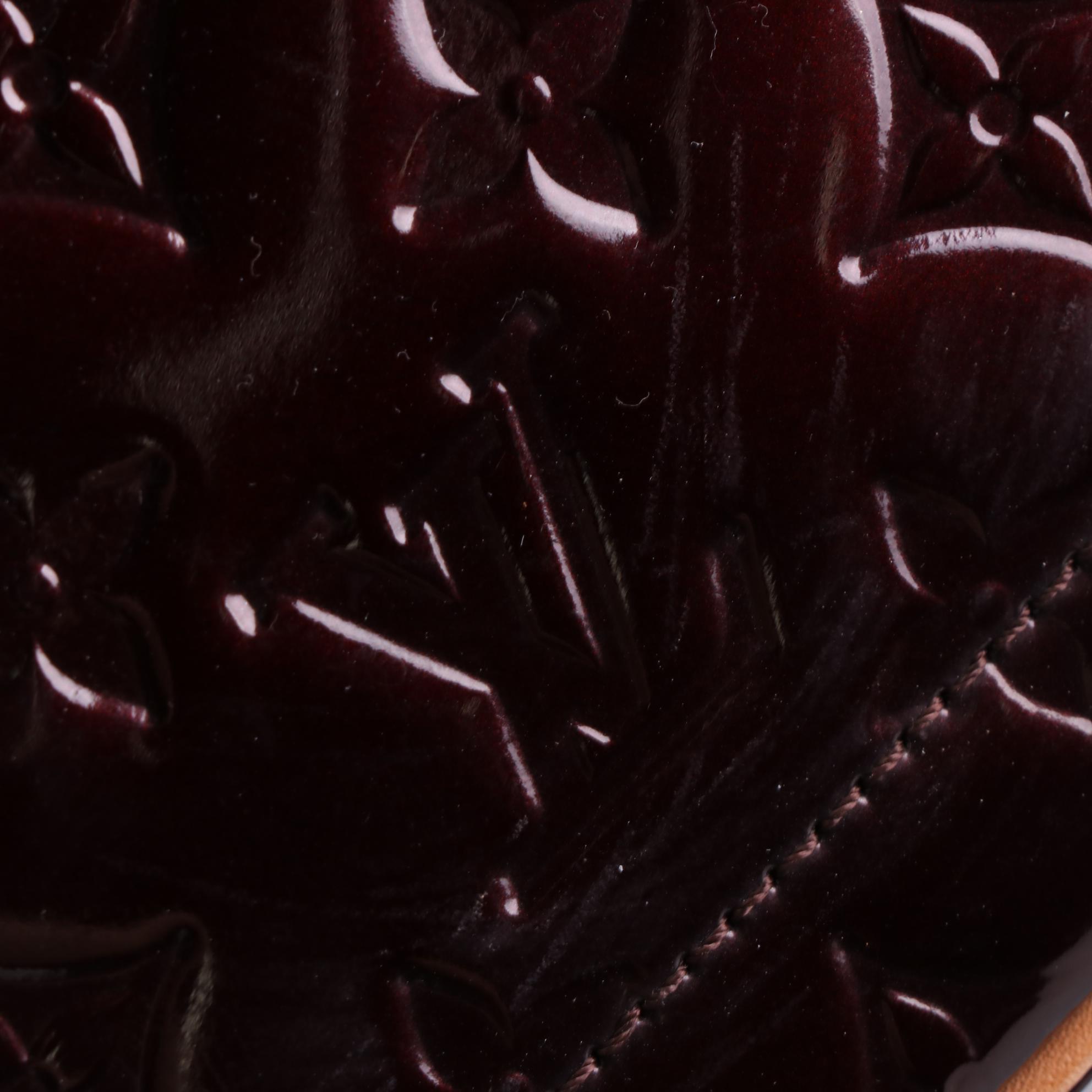 Louis Vuitton Summit Drive Bag in Monogram Vernis and Vachetta Leather