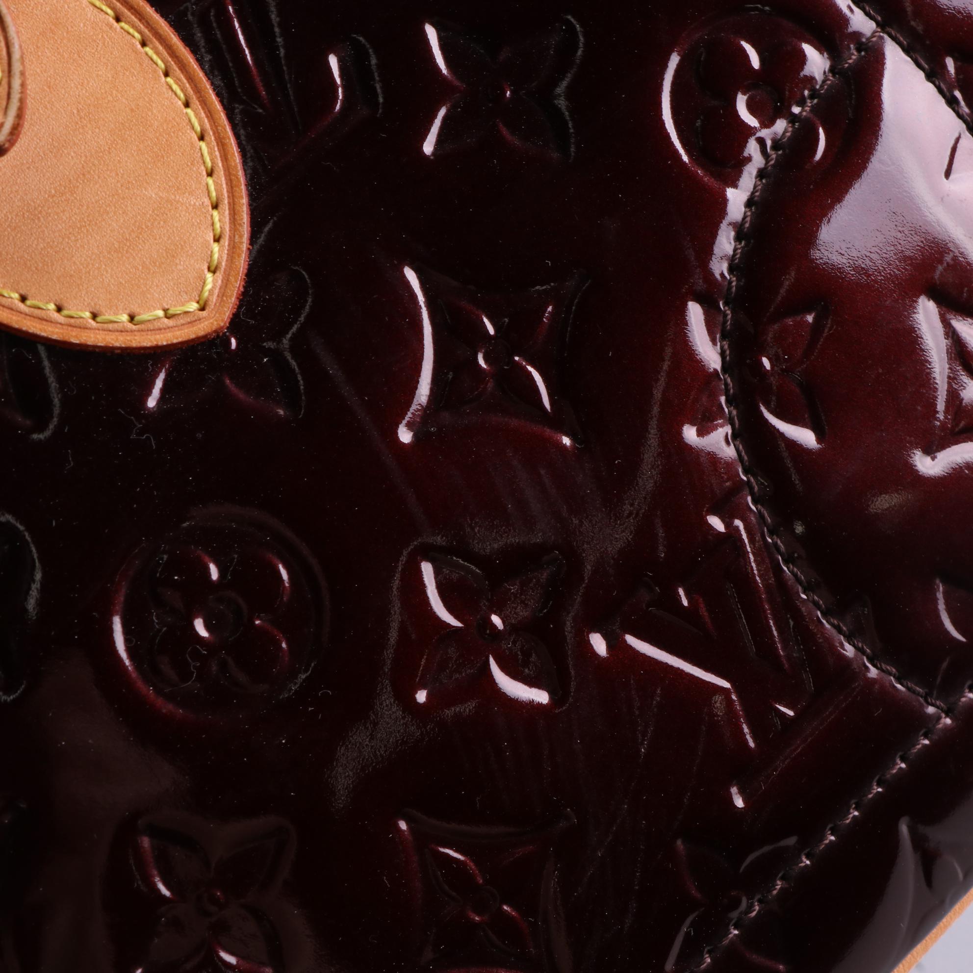 Louis Vuitton Summit Drive Bag in Monogram Vernis and Vachetta Leather