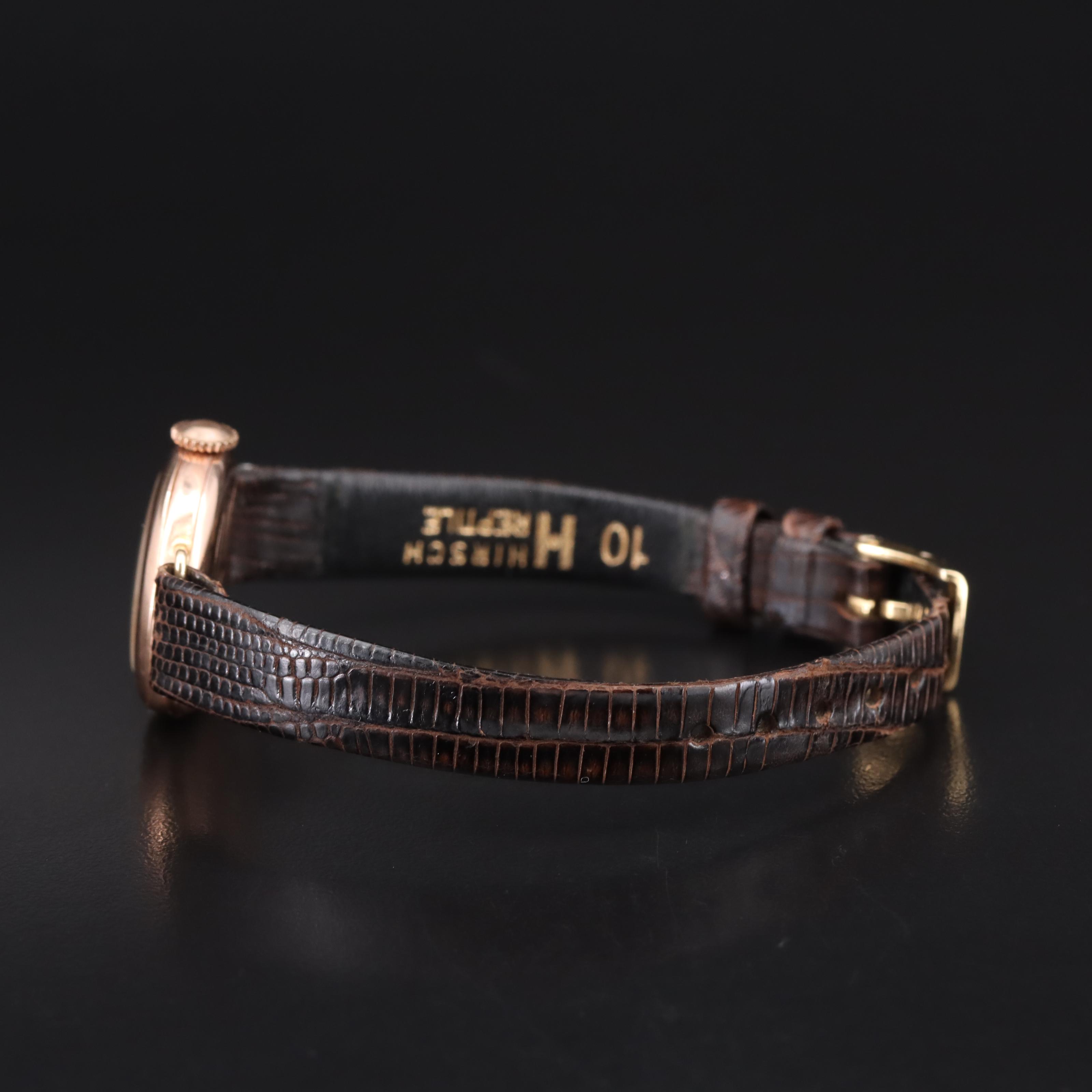 Antique Rolex 9K Rose Gold Watch