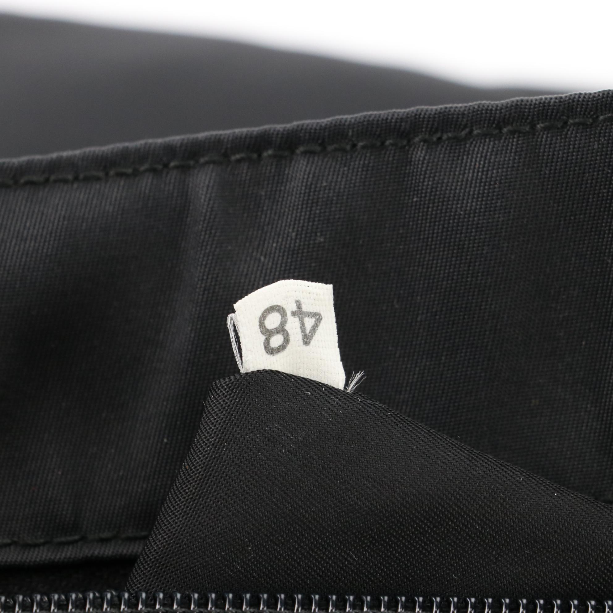 Prada Tessuto Nylon Tote with Transparent Handles