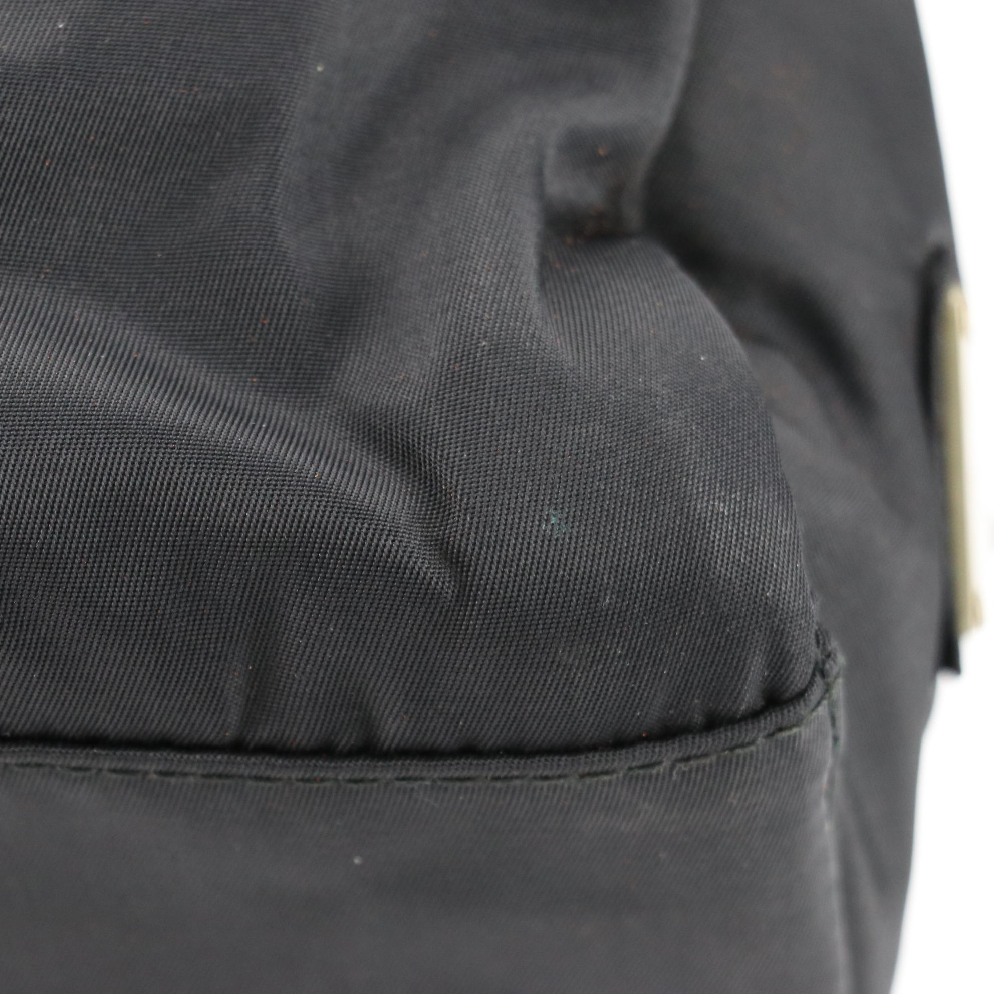 Prada Tessuto Nylon Tote with Transparent Handles